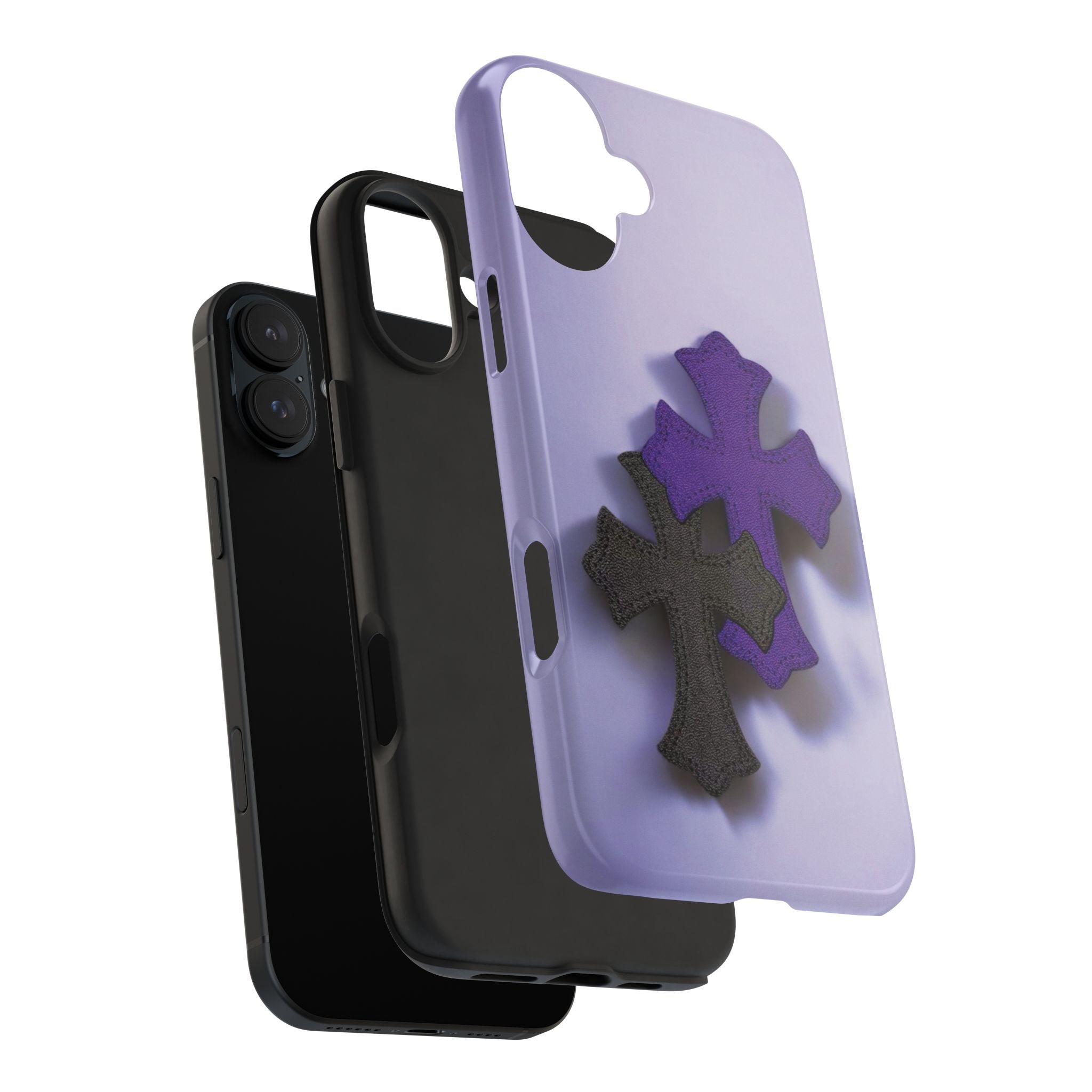 Cross Design Tough Phone Cases, Durable Phone Covers, Christian Gifts, Protective Cases for Men, Unique Tech Accessories