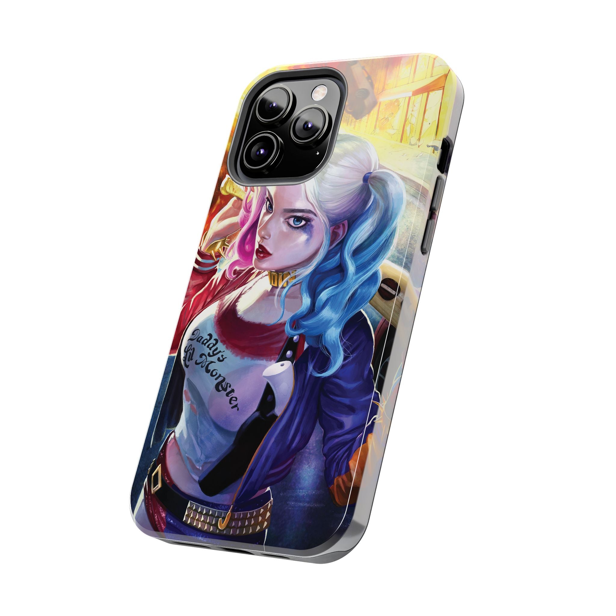 Harley Quinn Tough Phone Cases, Stylish Phone Protector for Women, Anime Style Mobile Cover, Unique Gift for Gamers, Pop Culture Accessories
