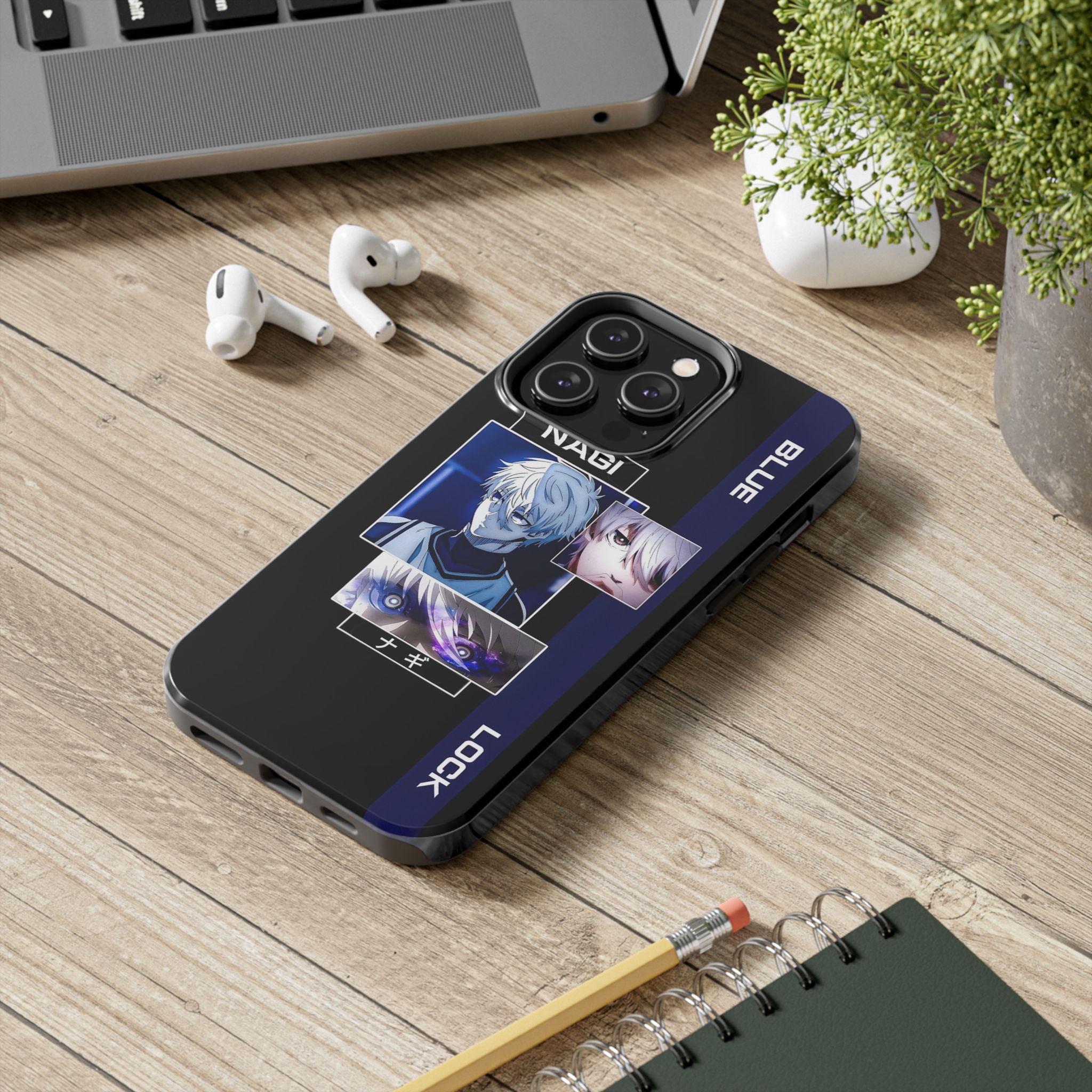 Stylish Tough Phone Cases - Anime Nagi Blue Lock Design, Anime Merchandise, Unique Phone Accessories, Gift for Fans, Durable Protection