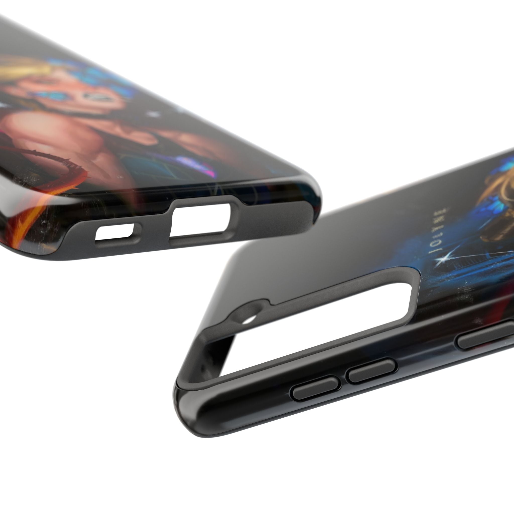 Vibrant Artistic Phone Case, Tough Phone Case for Artists, Unique Phone Cover for Gift, Anime Phone Case for Occasions