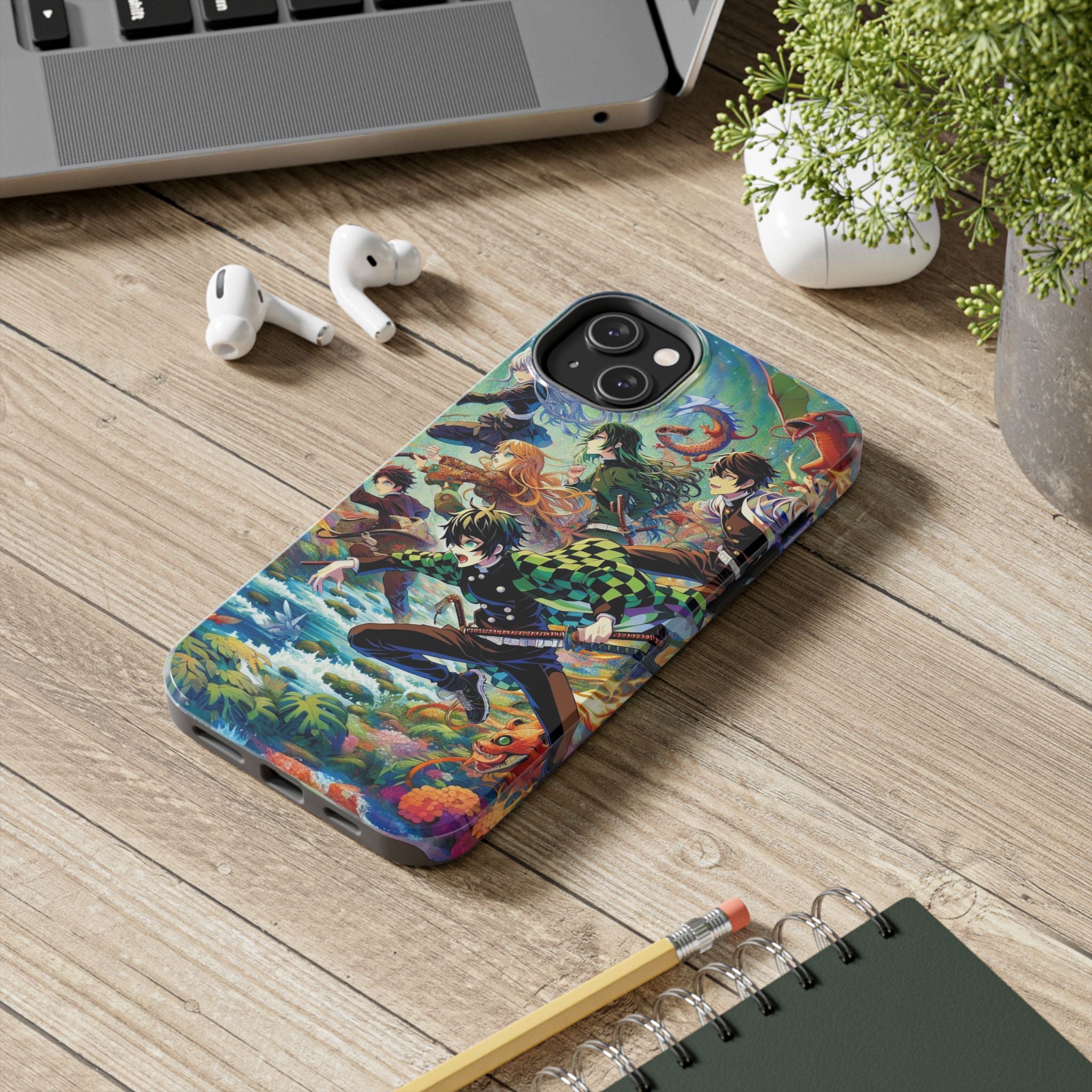 Vibrant Anime Tough Phone Cases, Protective Covers, Gifts for Fans, Geeky Accessories, Birthday or Holiday Presents