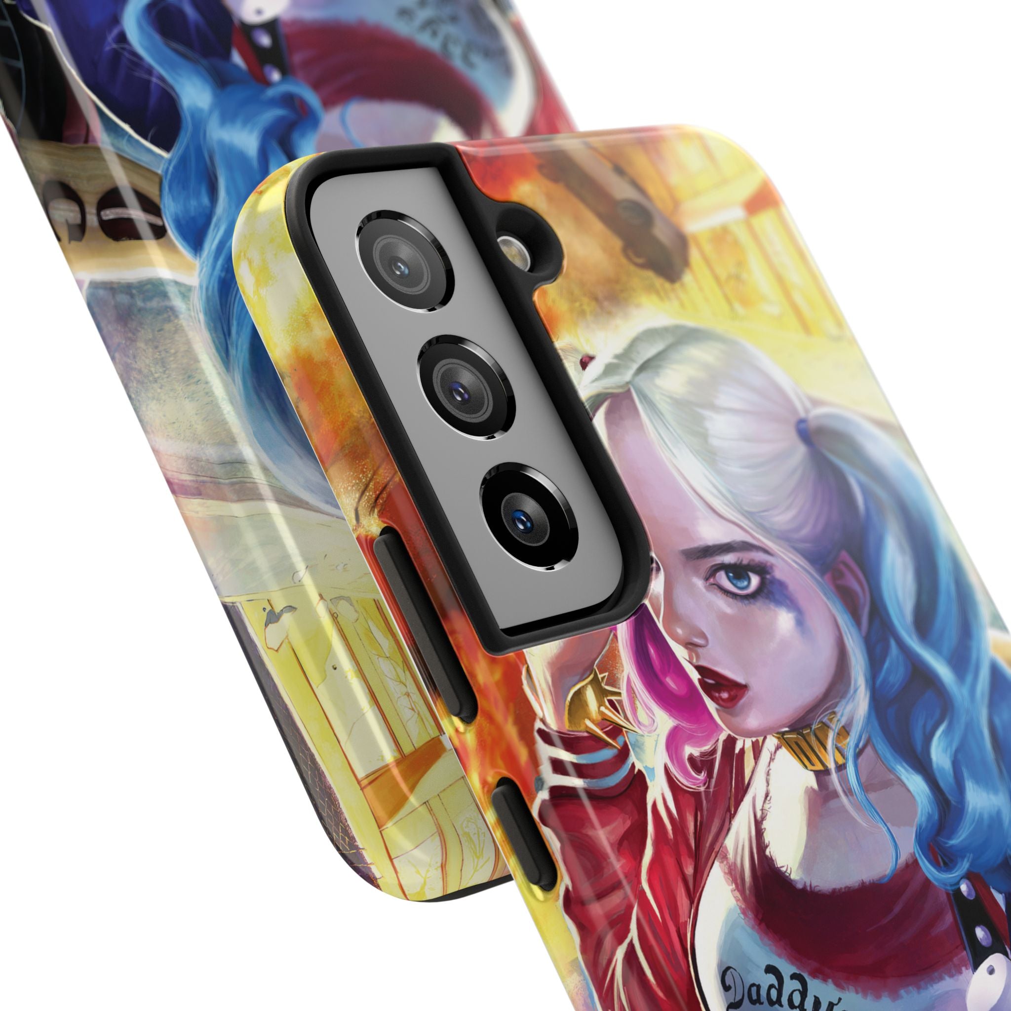 Harley Quinn Tough Phone Cases, Stylish Phone Protector for Women, Anime Style Mobile Cover, Unique Gift for Gamers, Pop Culture Accessories