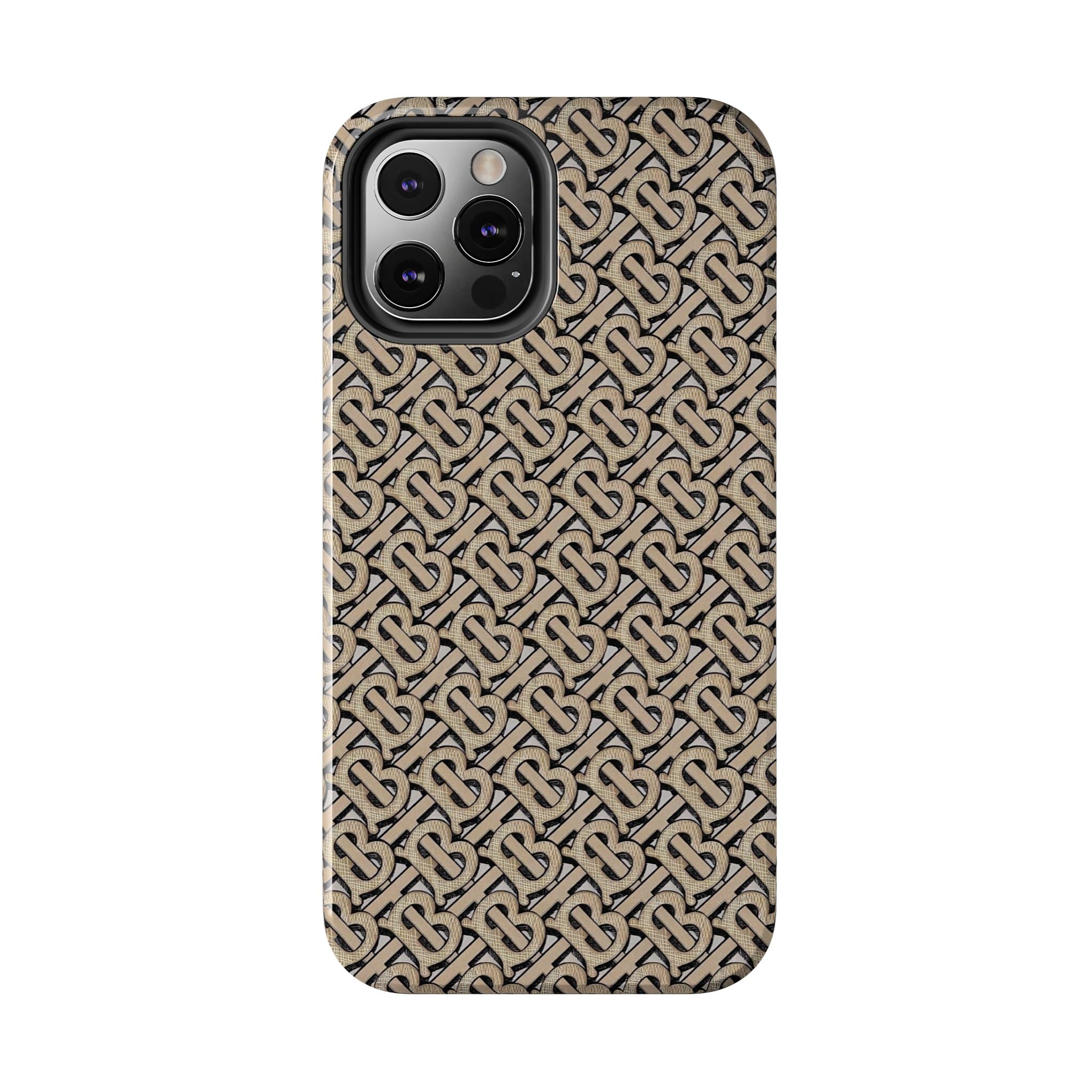 Elegant Interwoven Pattern Tough Phone Cases, Stylish Phone Covers, Durable Cases for Everyday Adventures, Gift for Phone Lovers