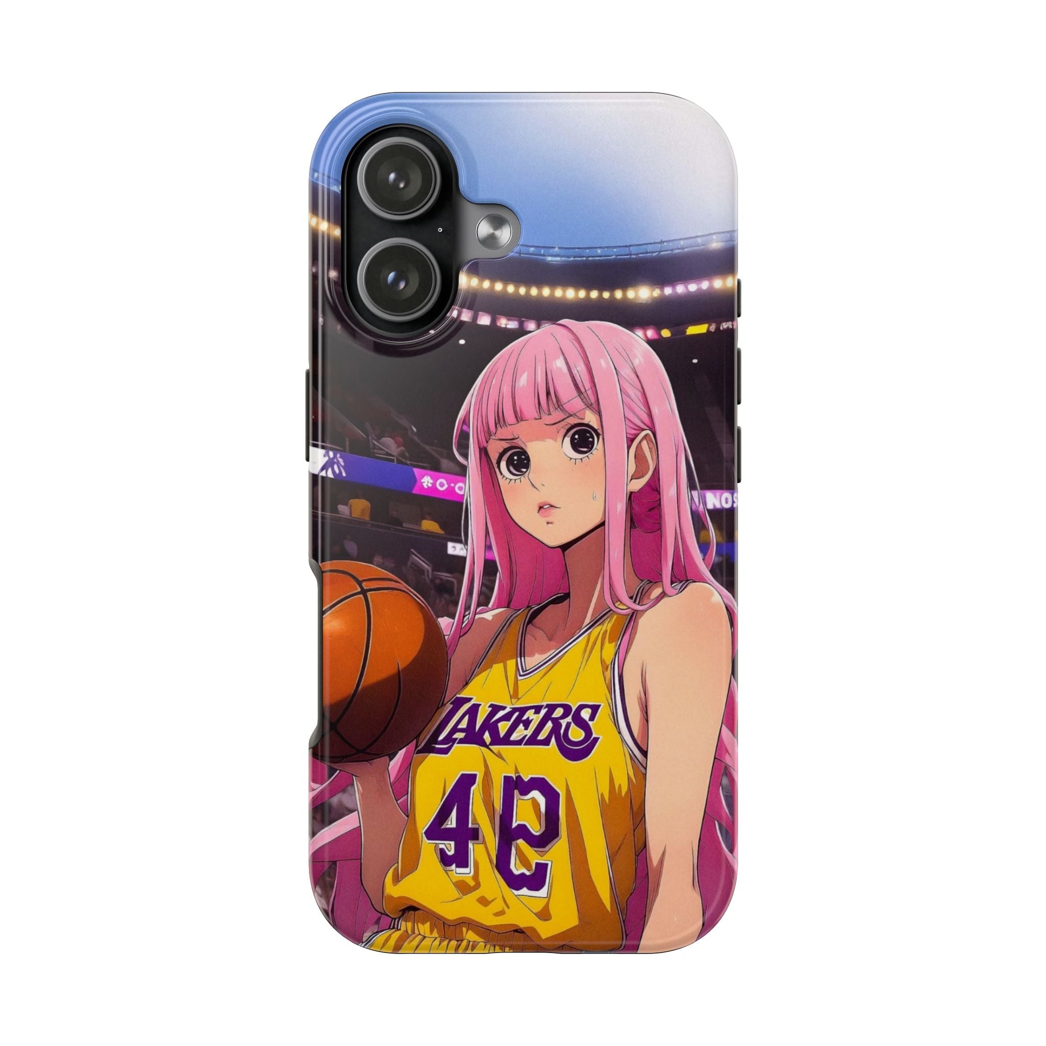 Sporty Anime Phone Cases - Tough Protection, Unique Basketball Design, Gift for Fans, Durable Soft Case, Perfect for Sports Lovers