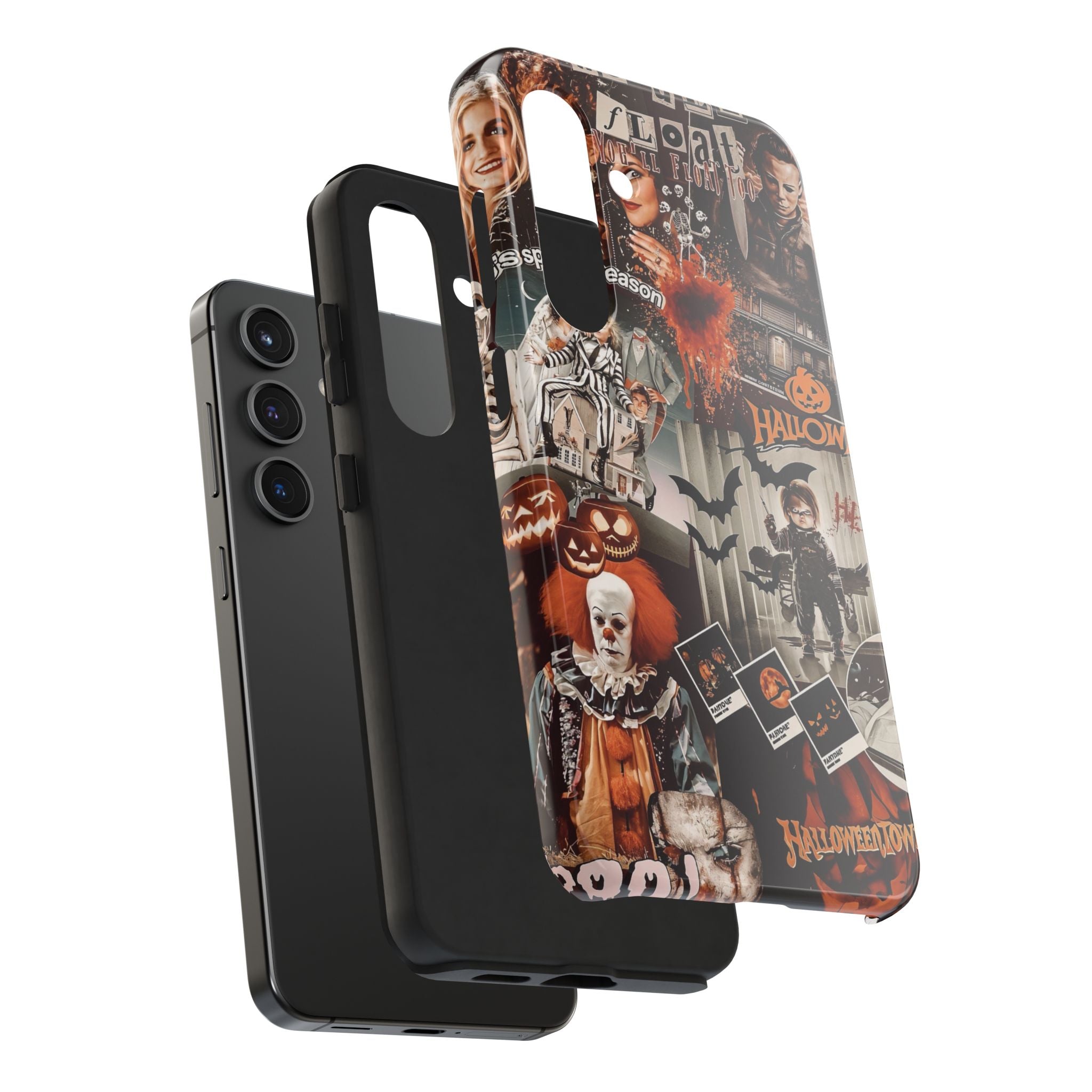 Halloween Phone Cases, Spooky Decor, Fall Celebration, Gift for Horror Fans, Trick or Treat Essentials