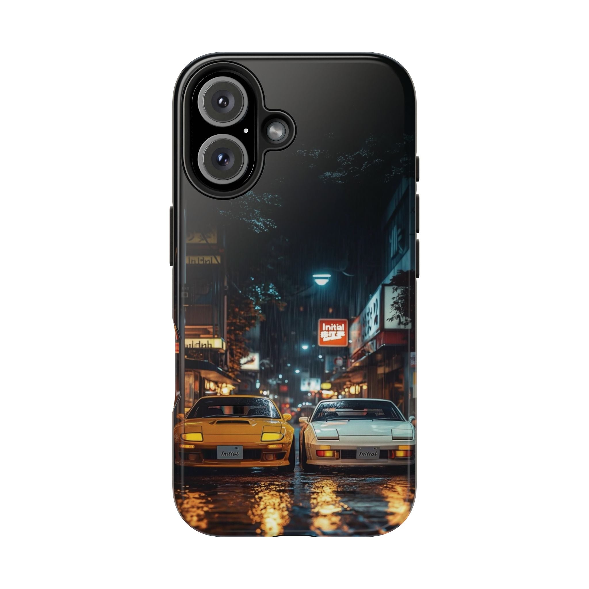 Night Cityscape Phone Cases, Urban Aesthetic Case, Tough Protection Case, Perfect Gift for Car Lovers, Ideal for Birthdays, Holidays