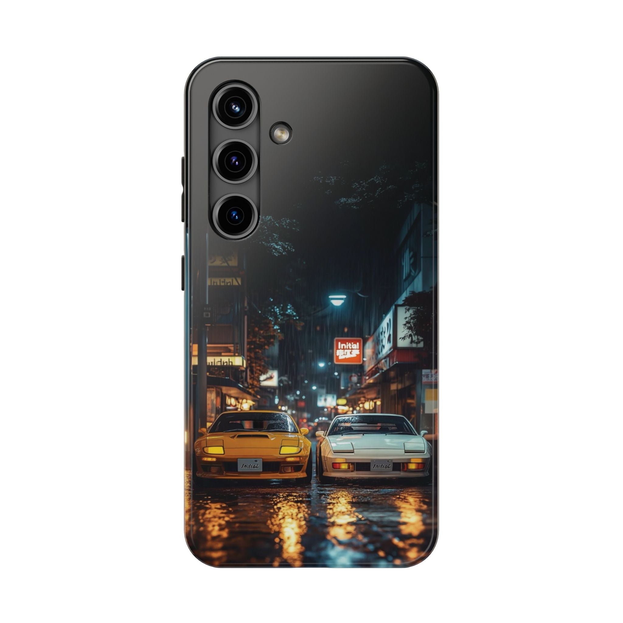 Night Cityscape Phone Cases, Urban Aesthetic Case, Tough Protection Case, Perfect Gift for Car Lovers, Ideal for Birthdays, Holidays