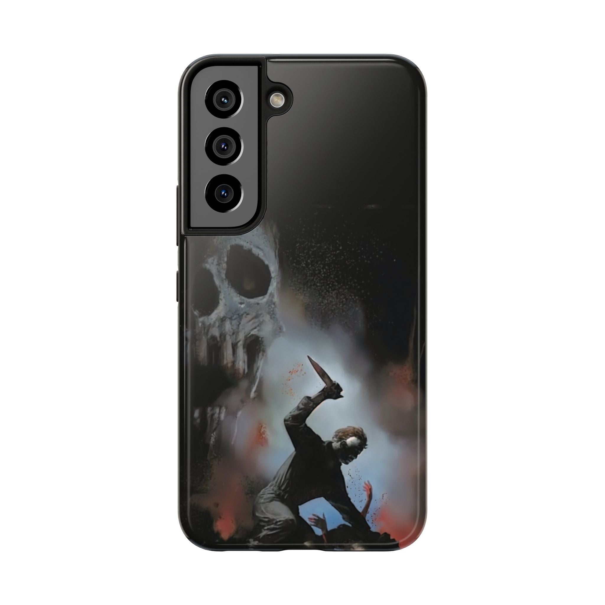 Gritty Horror Phone Cases for Fans, Tough Phone Cover, Unique Gift, Scary Design, Halloween Accessory, Movie Memorabilia