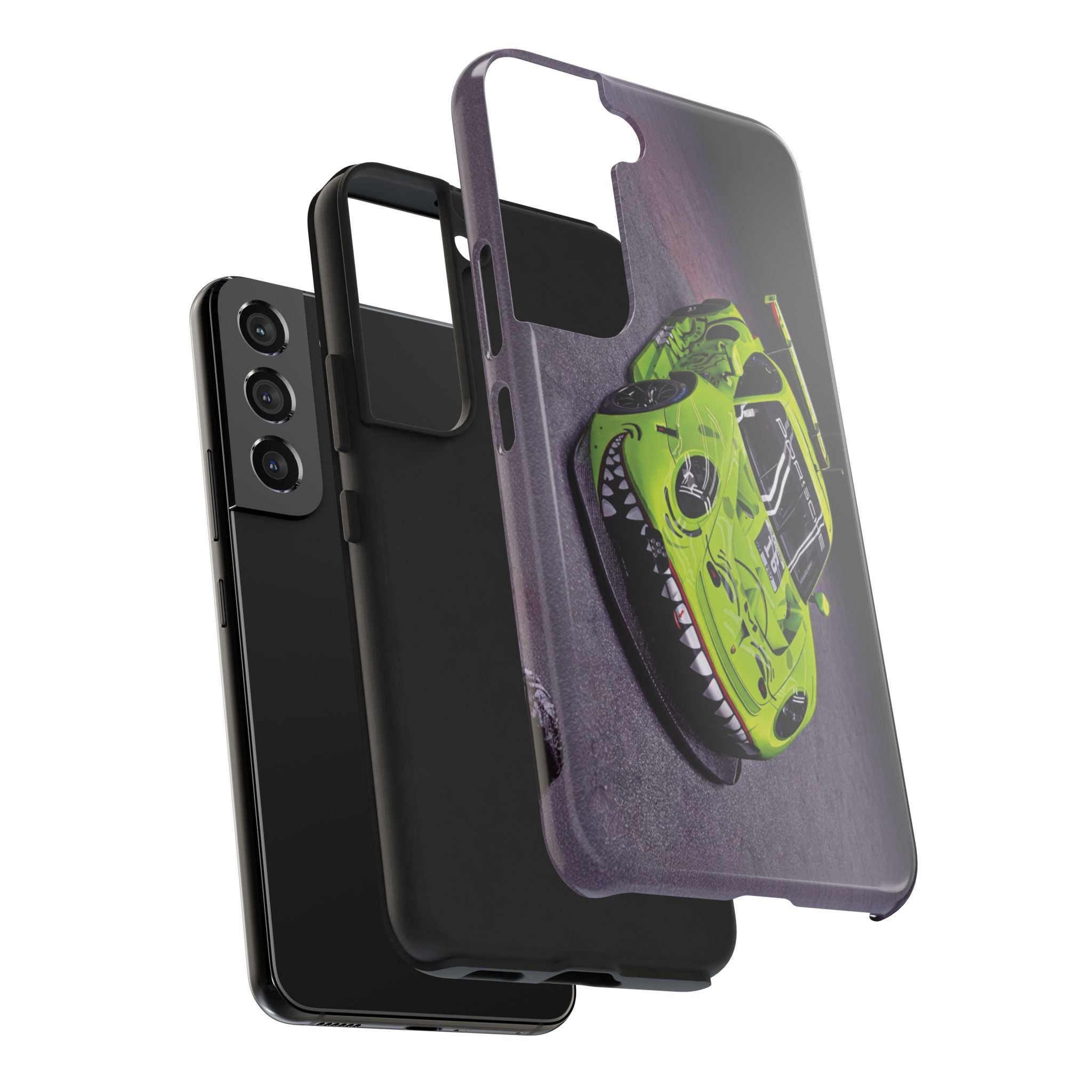 Vibrant Racing Phone Cases, Tough Car Protection, Gift for Car Lovers, Personalized Auto-Themed Accessories, Unique Tech Gifts