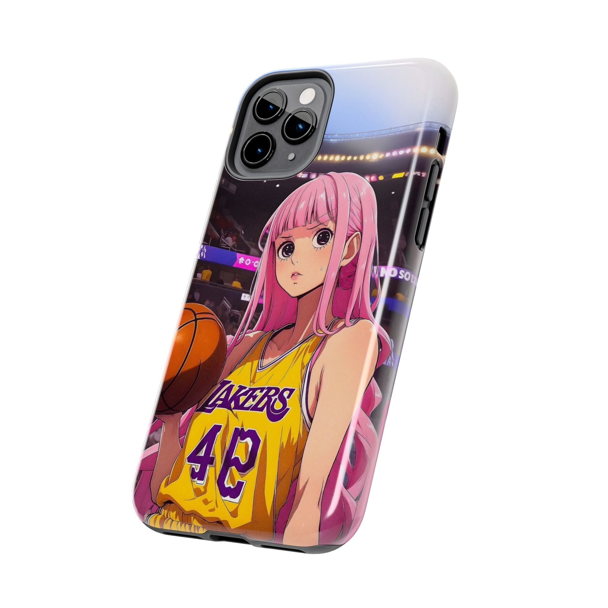 Sporty Anime Phone Cases - Tough Protection, Unique Basketball Design, Gift for Fans, Durable Soft Case, Perfect for Sports Lovers