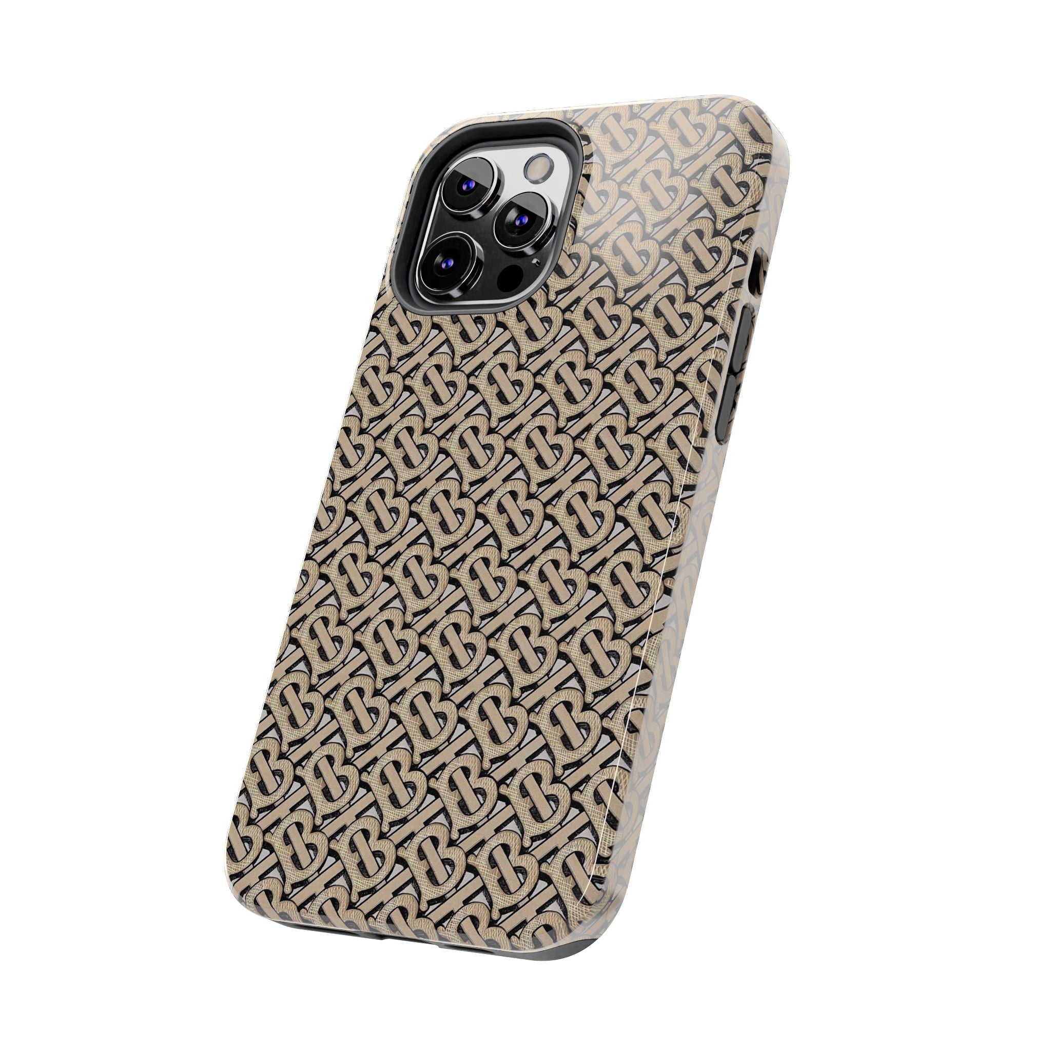 Elegant Interwoven Pattern Tough Phone Cases, Stylish Phone Covers, Durable Cases for Everyday Adventures, Gift for Phone Lovers