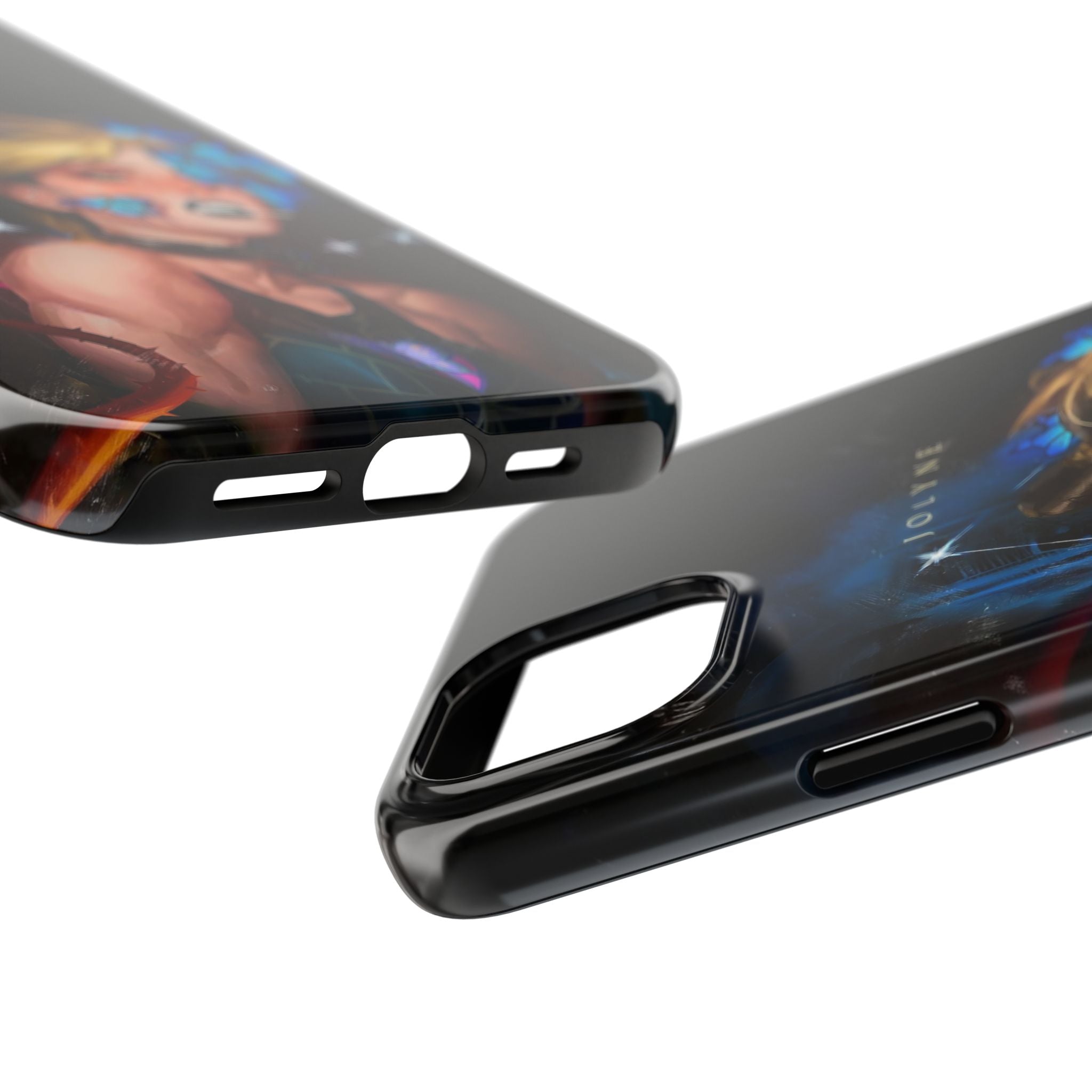 Vibrant Artistic Phone Case, Tough Phone Case for Artists, Unique Phone Cover for Gift, Anime Phone Case for Occasions