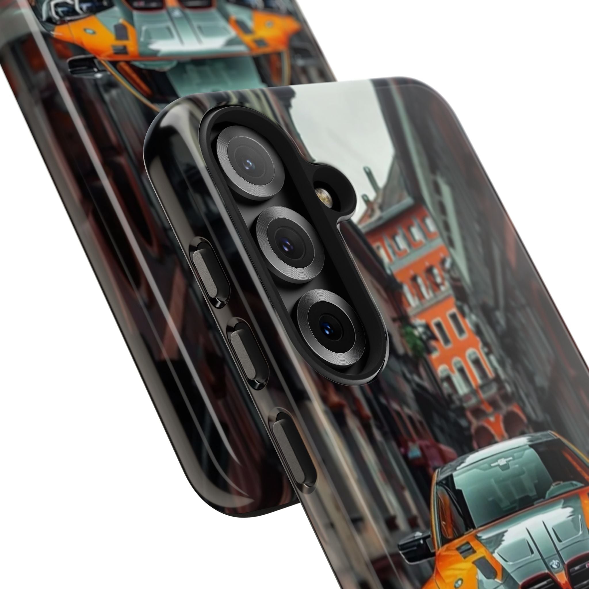 Rugged Car Lover Phone Case, Durable Phone Cover, Automotive Gift, Unique Car Design, Perfect for Birthdays, Car Enthusiasts