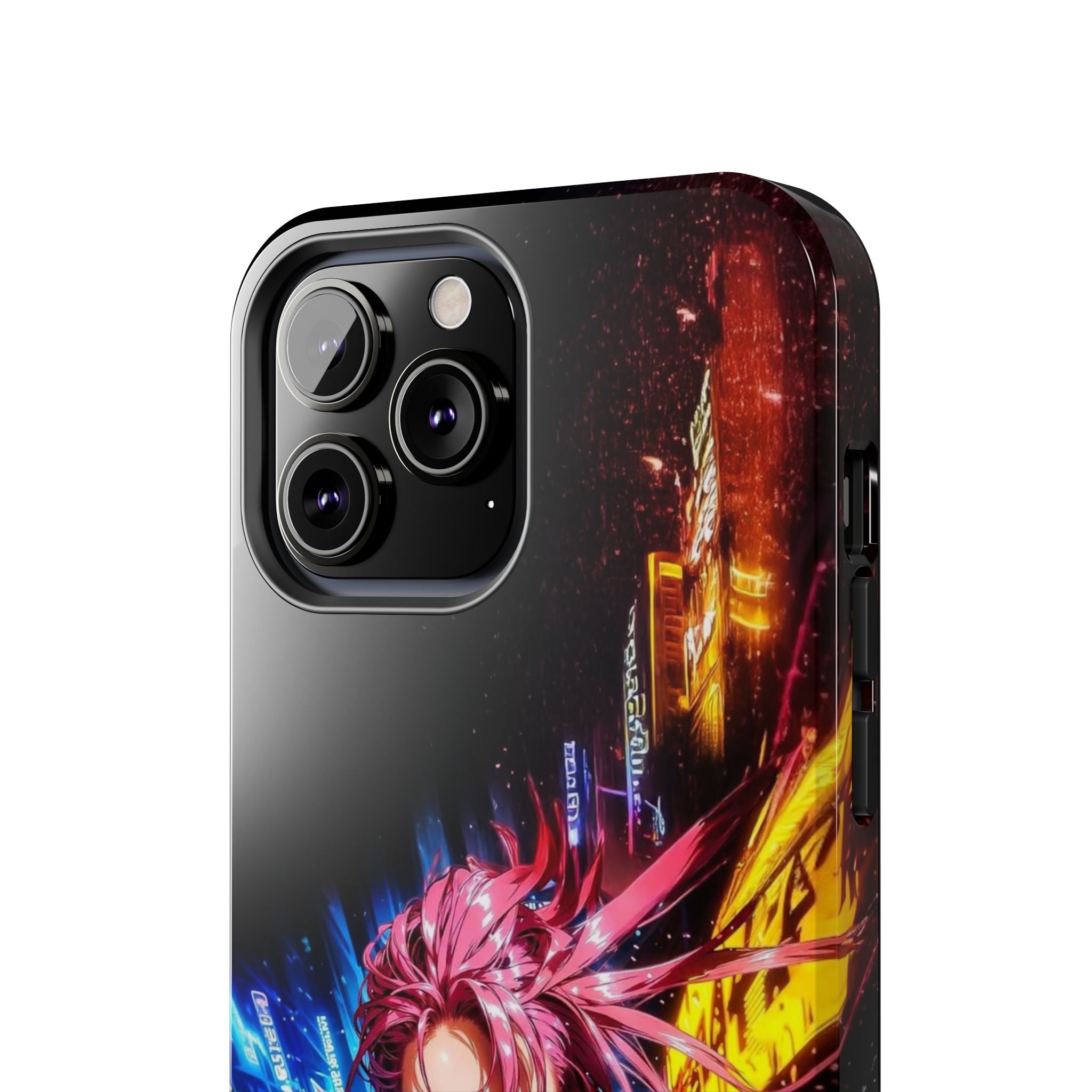 Vibrant Art Phone Case, Tough Phone Cases, Anime Phone Cover, Stylish Phone Protector, Unique Gift for Gamers, Colorful Accessory