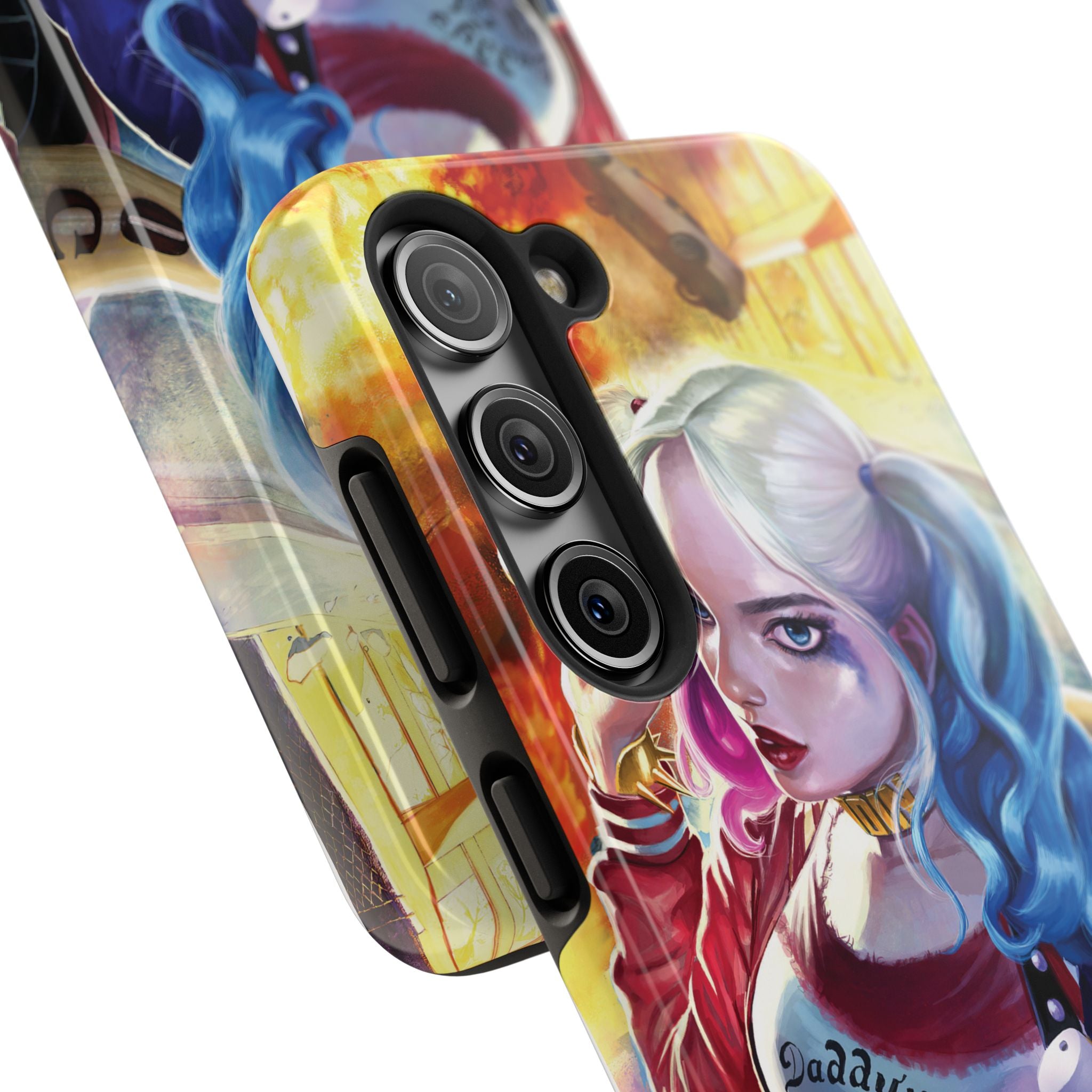 Harley Quinn Tough Phone Cases, Stylish Phone Protector for Women, Anime Style Mobile Cover, Unique Gift for Gamers, Pop Culture Accessories