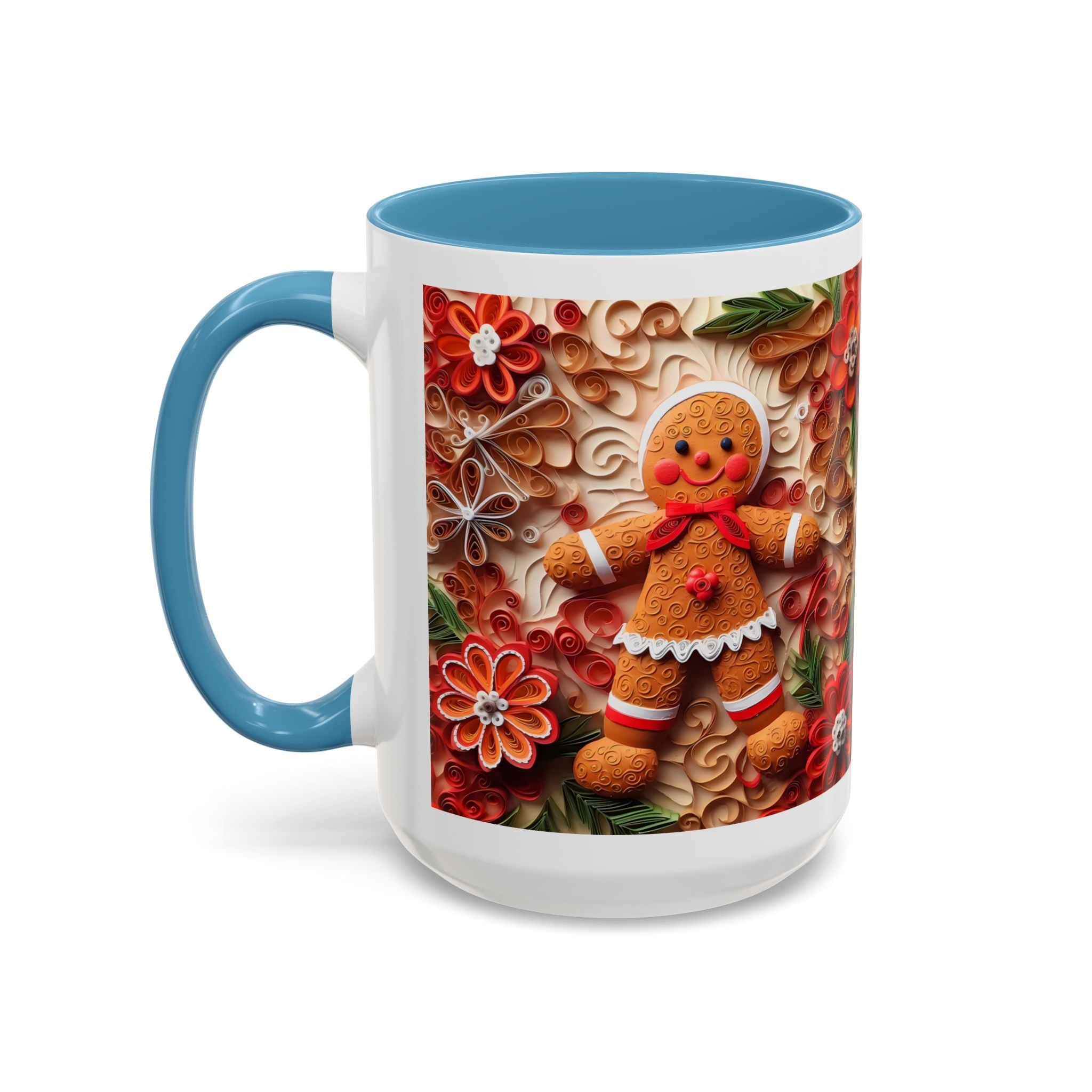Gingerbread Christmas Coffee Mug, Festive Holiday Drinkware, Cute Gingerbread Man Mug, Winter Gift Idea, Coziness for Your Mornings