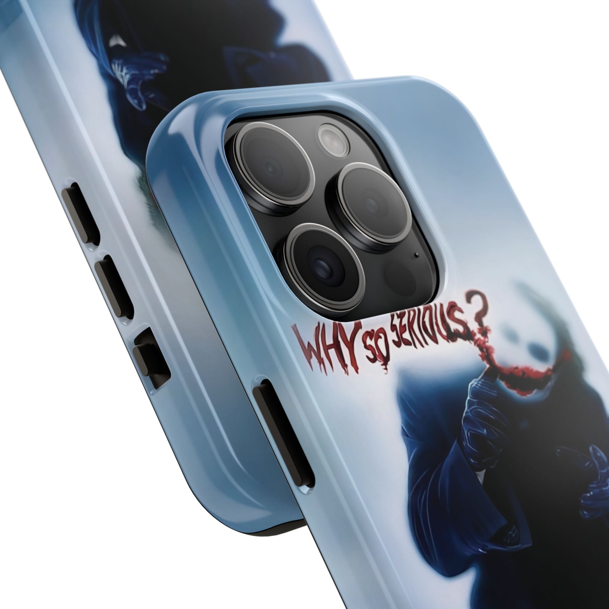 Tough Phone Cases, Dark Humor Phone Cover, Joker Inspired Case, Gifts for Movie Fans, Unique Phone Protector, Cool Accessories