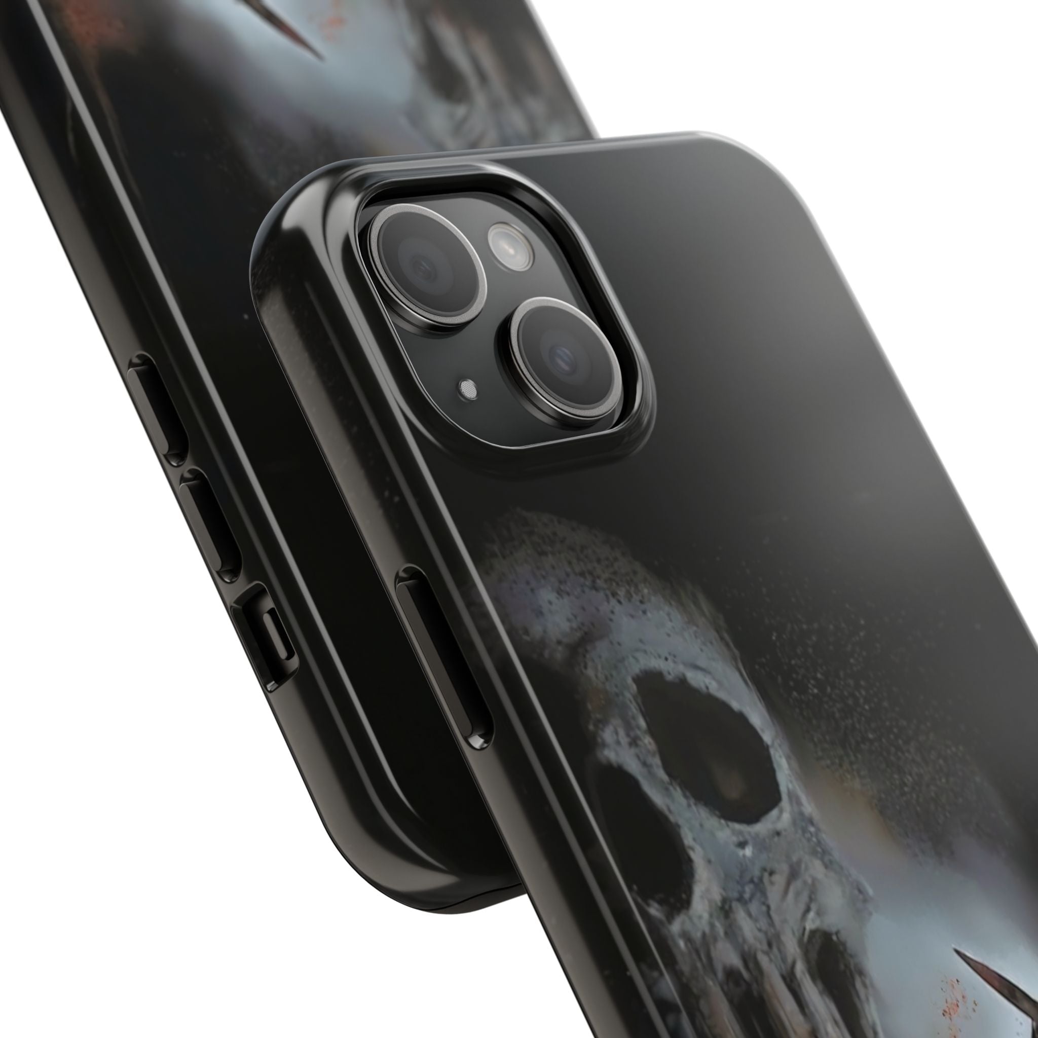 Gritty Horror Phone Cases for Fans, Tough Phone Cover, Unique Gift, Scary Design, Halloween Accessory, Movie Memorabilia