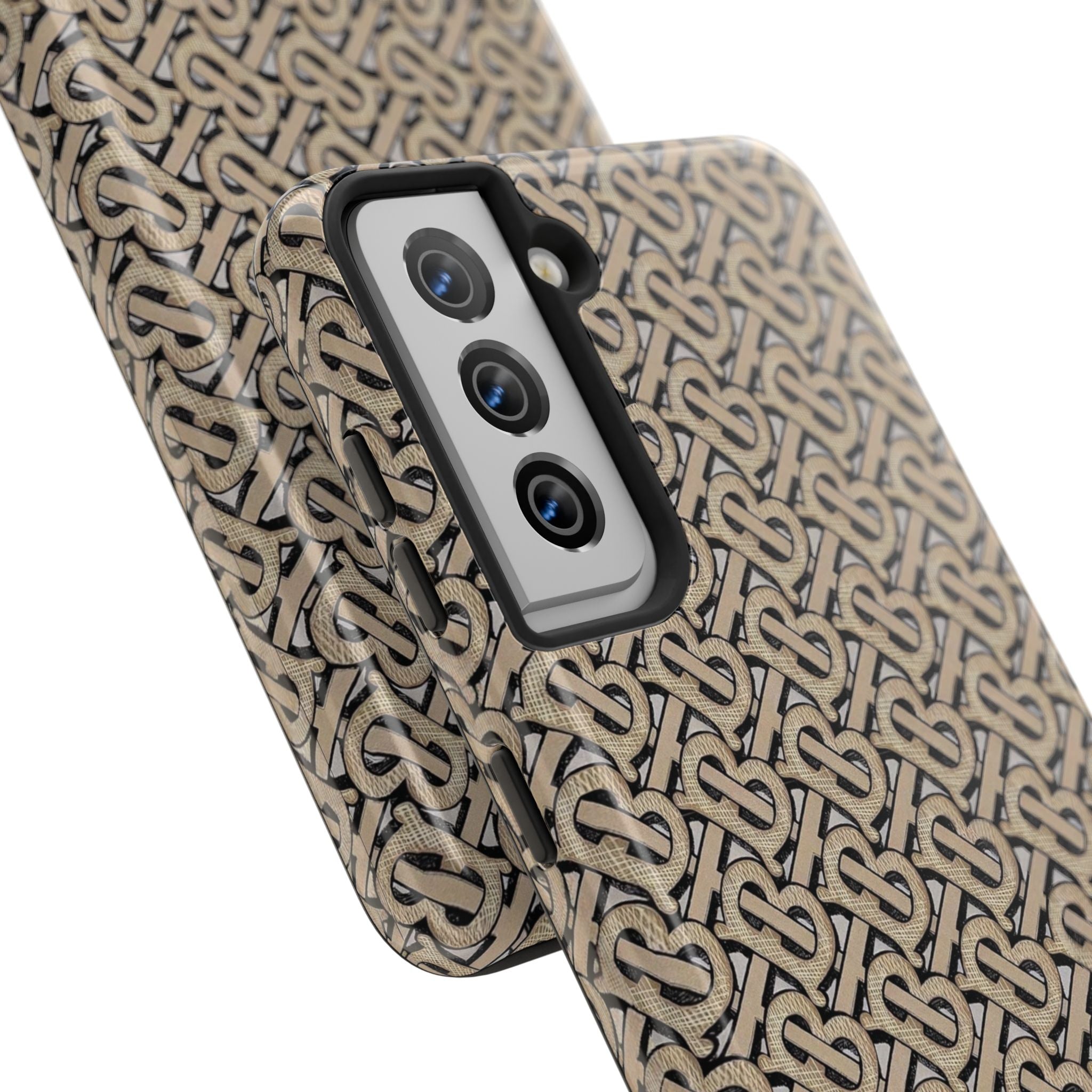 Elegant Interwoven Pattern Tough Phone Cases, Stylish Phone Covers, Durable Cases for Everyday Adventures, Gift for Phone Lovers