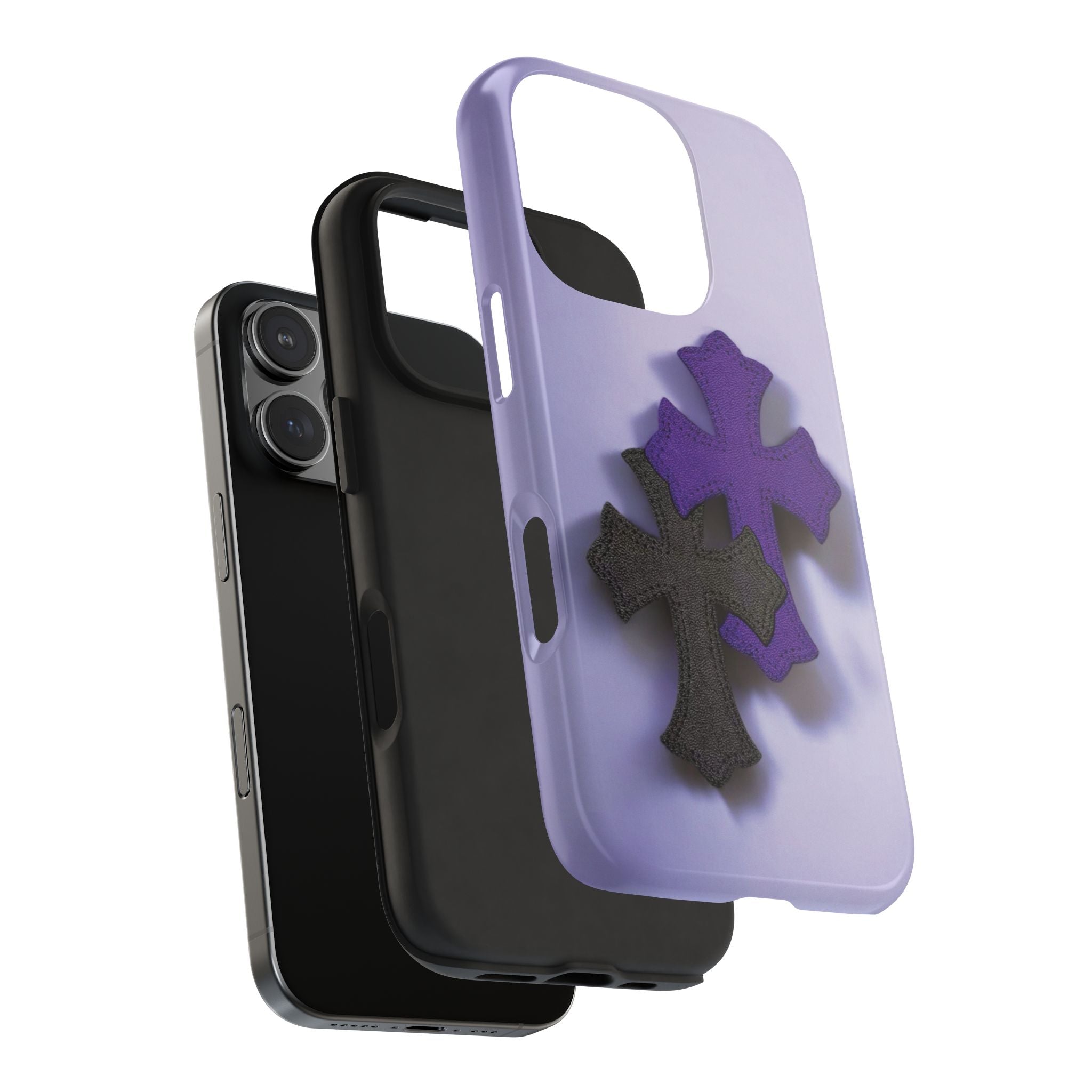 Cross Design Tough Phone Cases, Durable Phone Covers, Christian Gifts, Protective Cases for Men, Unique Tech Accessories
