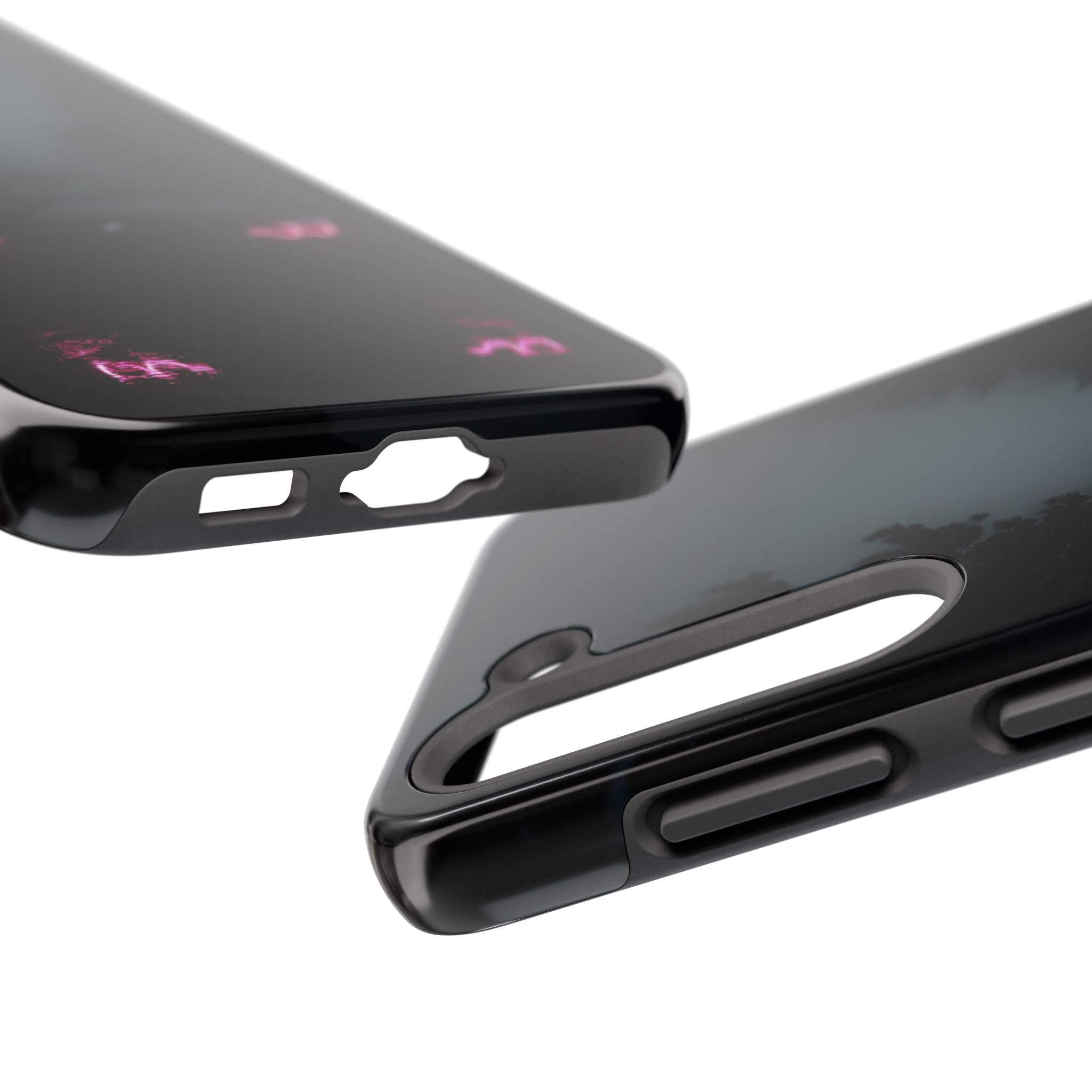 Tough Phone Case with Neon Car Design, Durable Smartphone Cover, Gift for Car Enthusiasts, Unique Accessory for Him, Perfect for Birthdays
