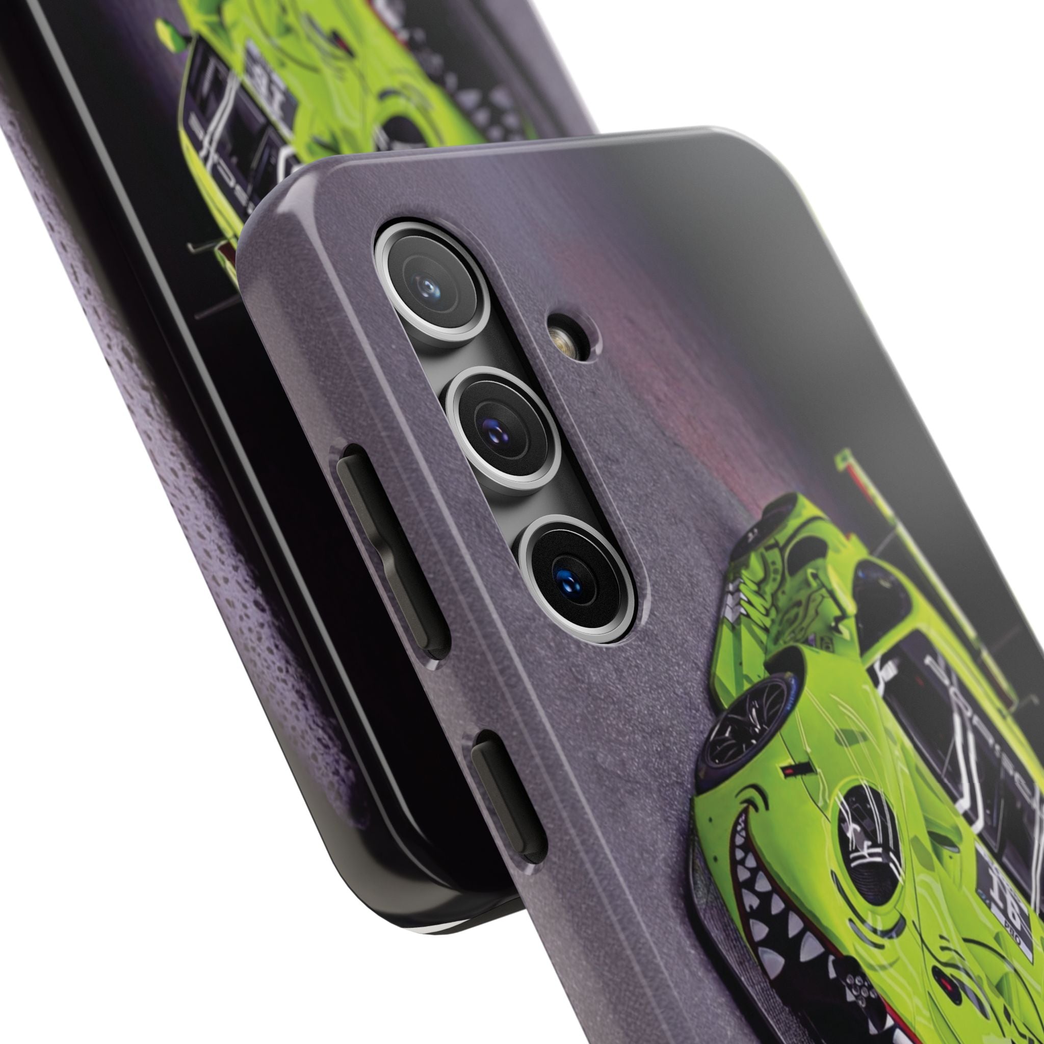 Vibrant Racing Phone Cases, Tough Car Protection, Gift for Car Lovers, Personalized Auto-Themed Accessories, Unique Tech Gifts