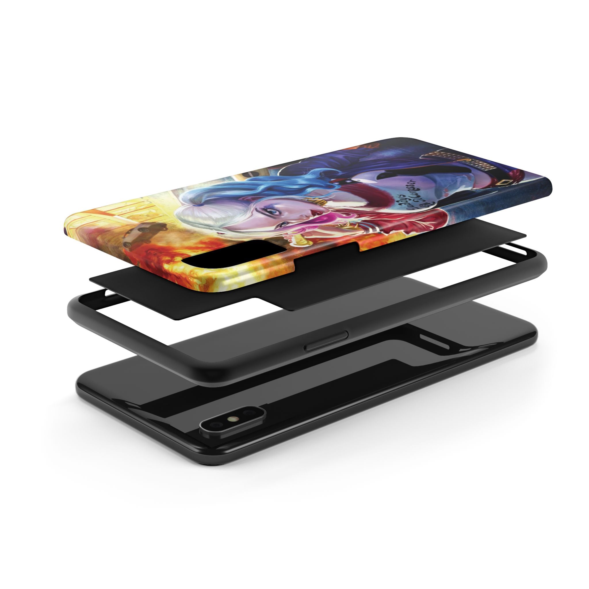Harley Quinn Tough Phone Cases, Stylish Phone Protector for Women, Anime Style Mobile Cover, Unique Gift for Gamers, Pop Culture Accessories