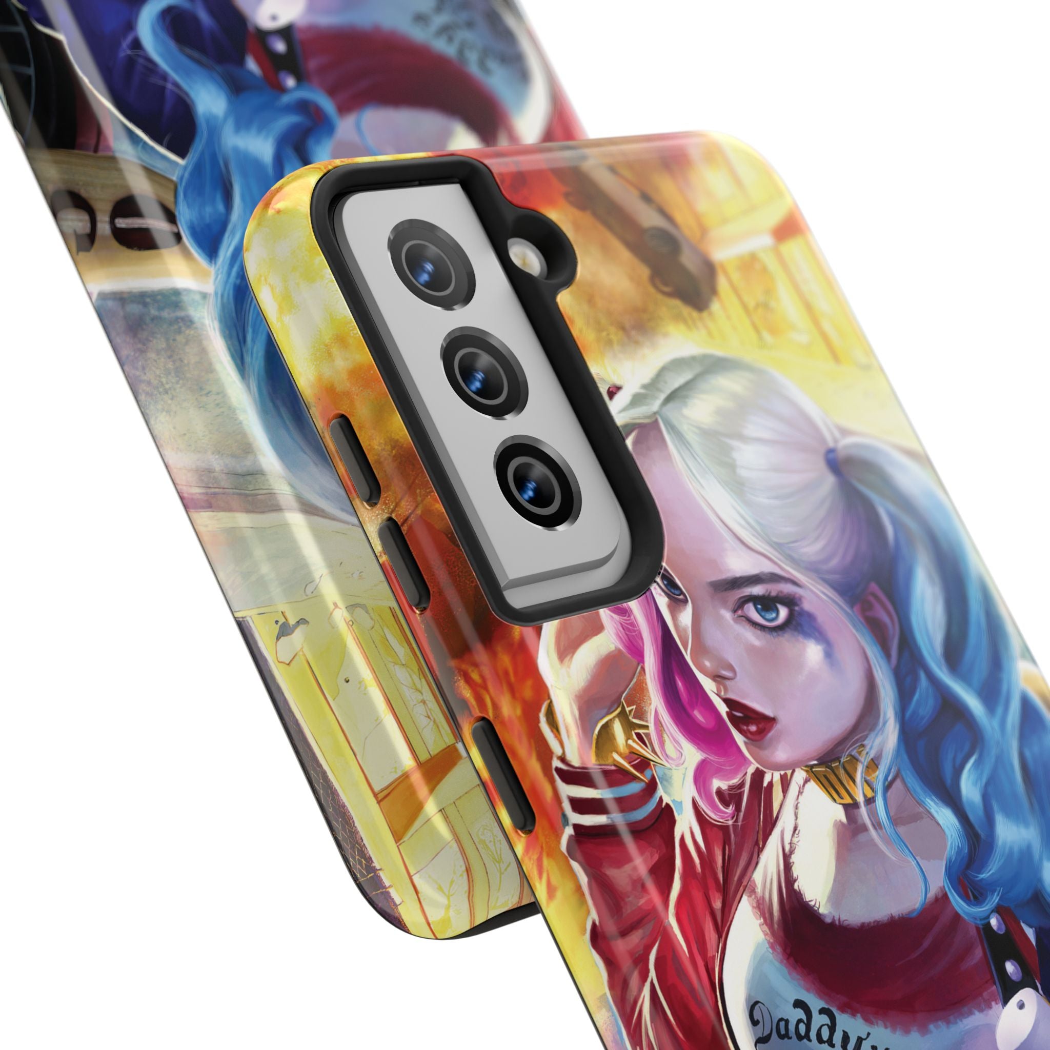Harley Quinn Tough Phone Cases, Stylish Phone Protector for Women, Anime Style Mobile Cover, Unique Gift for Gamers, Pop Culture Accessories