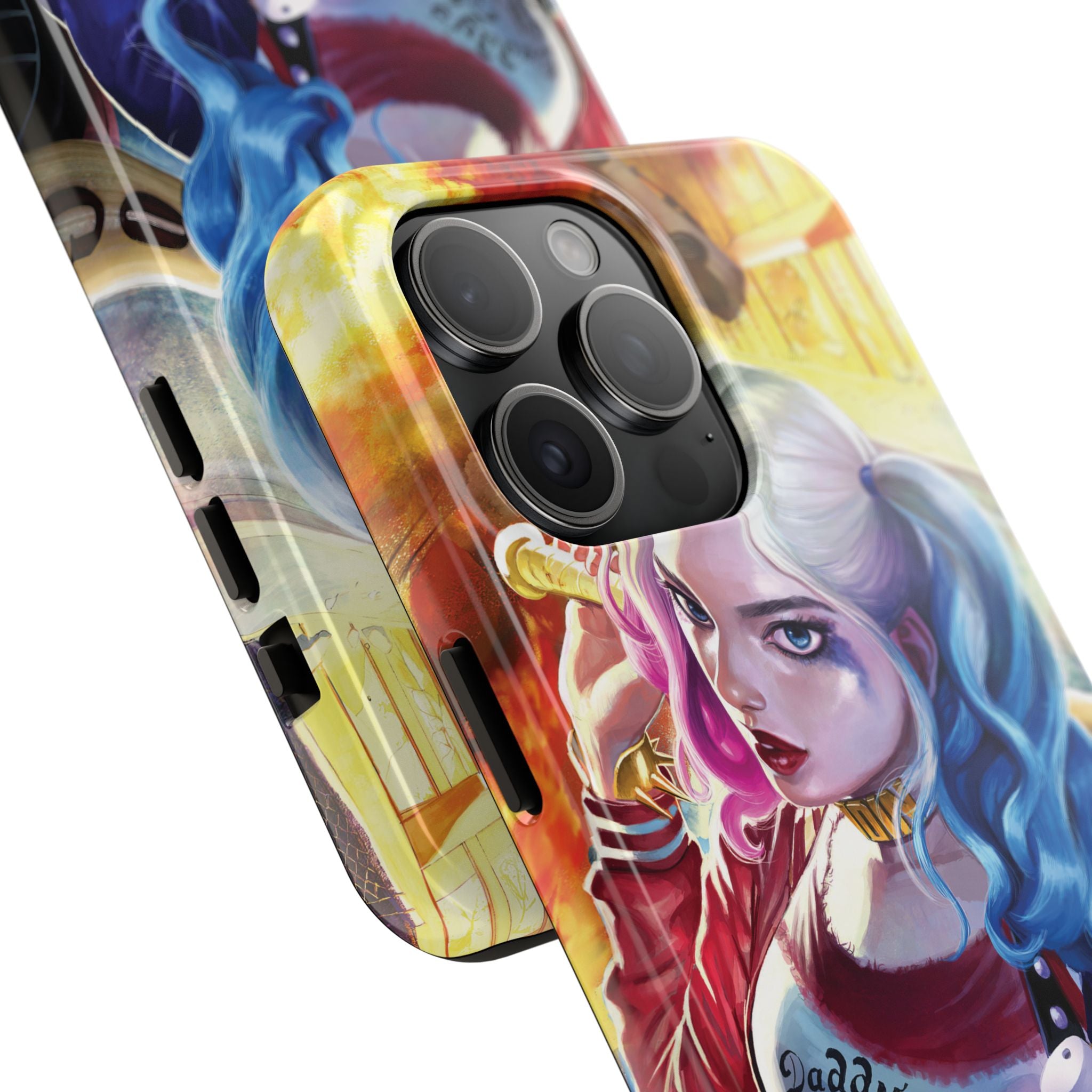 Harley Quinn Tough Phone Cases, Stylish Phone Protector for Women, Anime Style Mobile Cover, Unique Gift for Gamers, Pop Culture Accessories