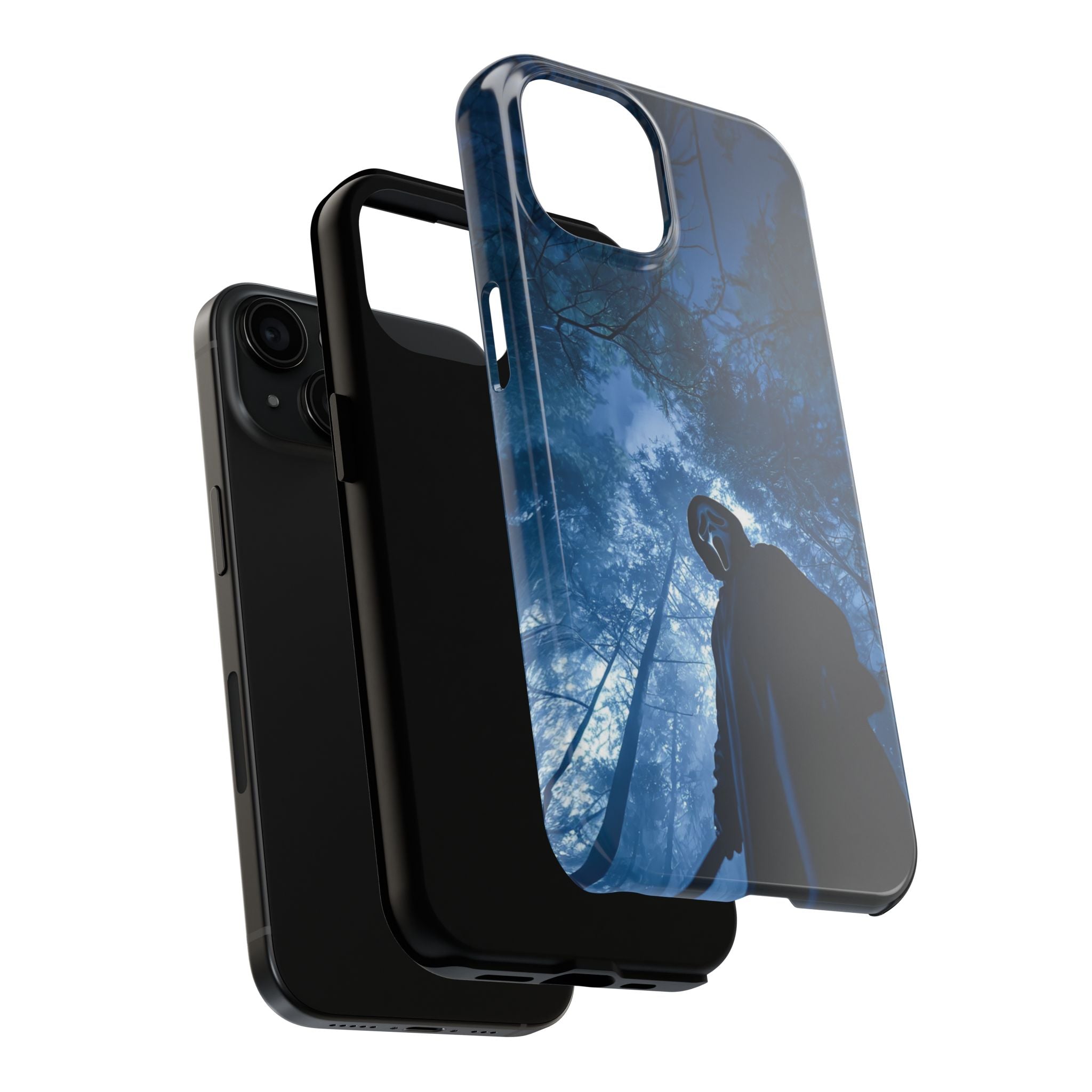 Spooky Forest Phone Cases – Creepy Horror Design for Halloween, Unique Gift, Dark Aesthetic Accessories, Tough Protection Covers