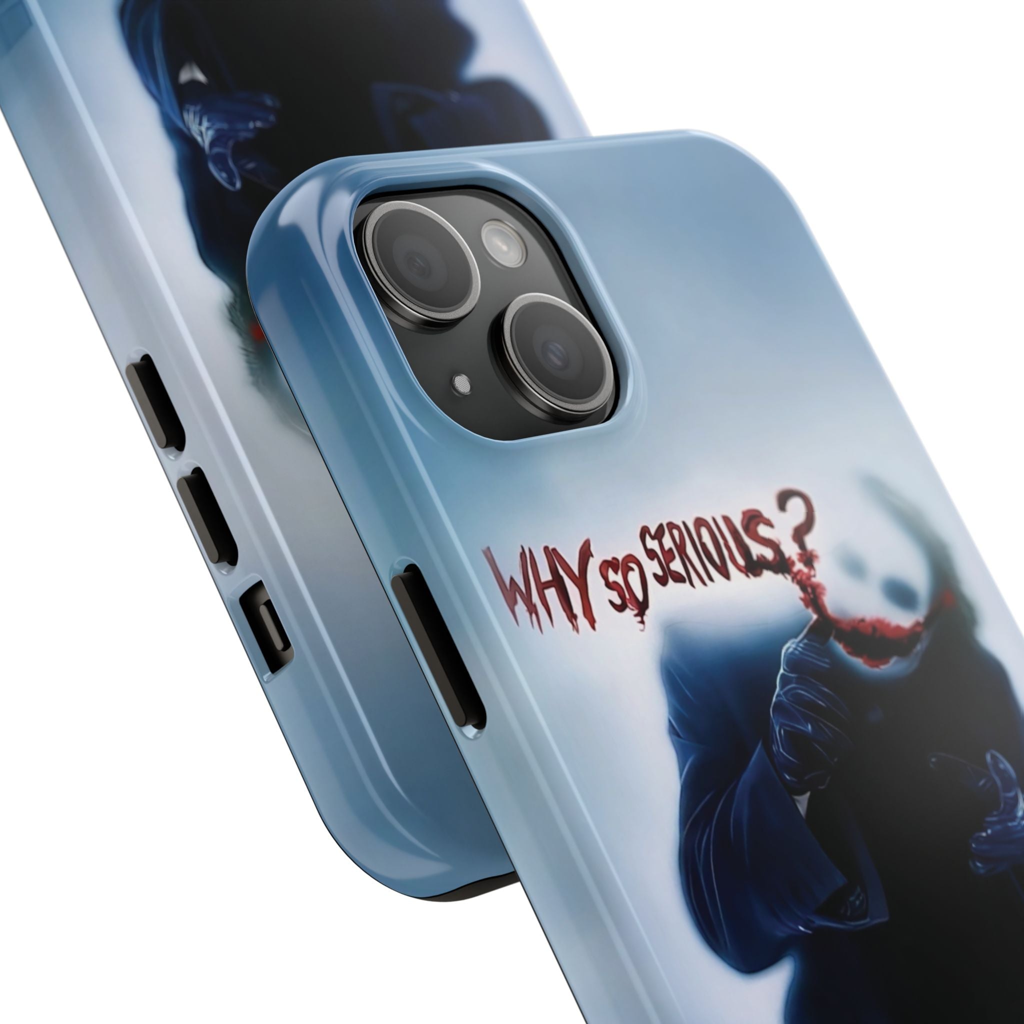 Tough Phone Cases, Dark Humor Phone Cover, Joker Inspired Case, Gifts for Movie Fans, Unique Phone Protector, Cool Accessories