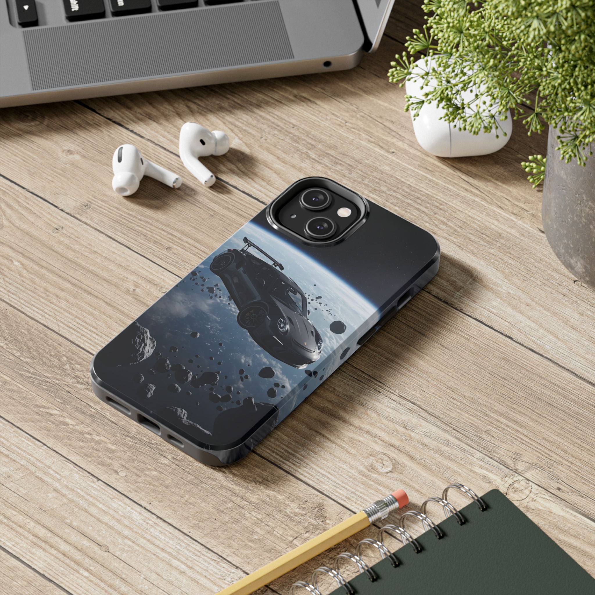 Astronaut Car Tough Phone Cases, Cool Car Cases, Space Phone Cover, Gift for Car Lovers, Unique Phone Accessories