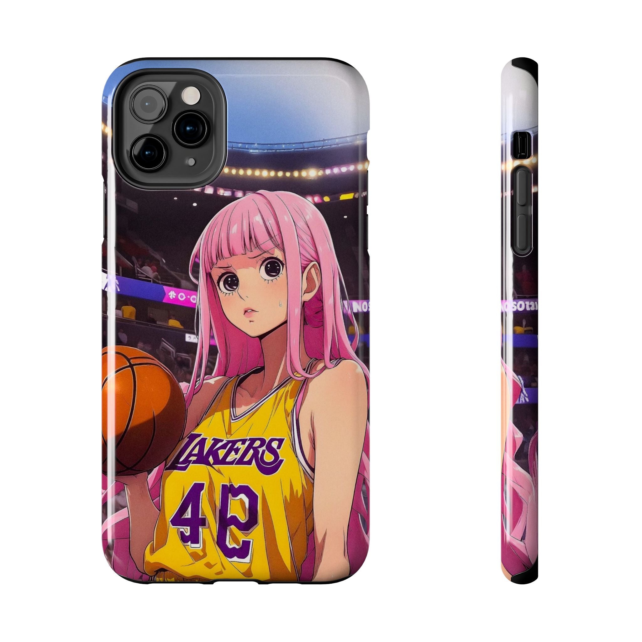 Sporty Anime Phone Cases - Tough Protection, Unique Basketball Design, Gift for Fans, Durable Soft Case, Perfect for Sports Lovers