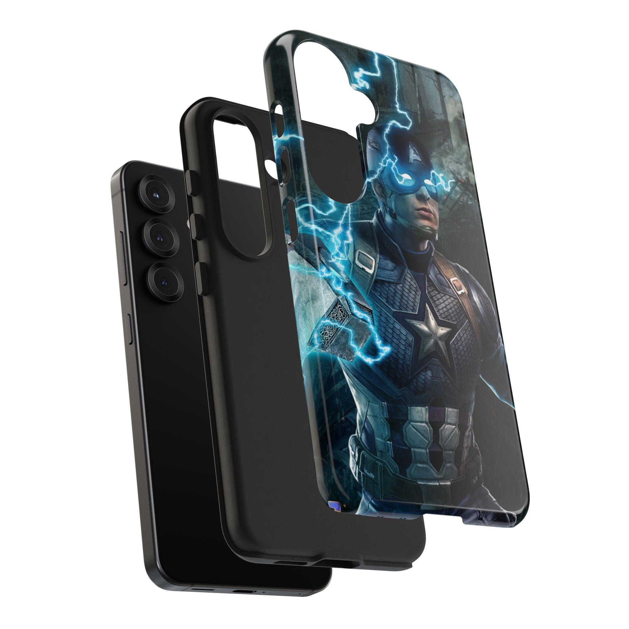 Captain America Superhero Tough Phone Cases, Hero Phone Cover, Gift for Gamers, Superhero Accessory, Durable Phone Case for Every Occasion