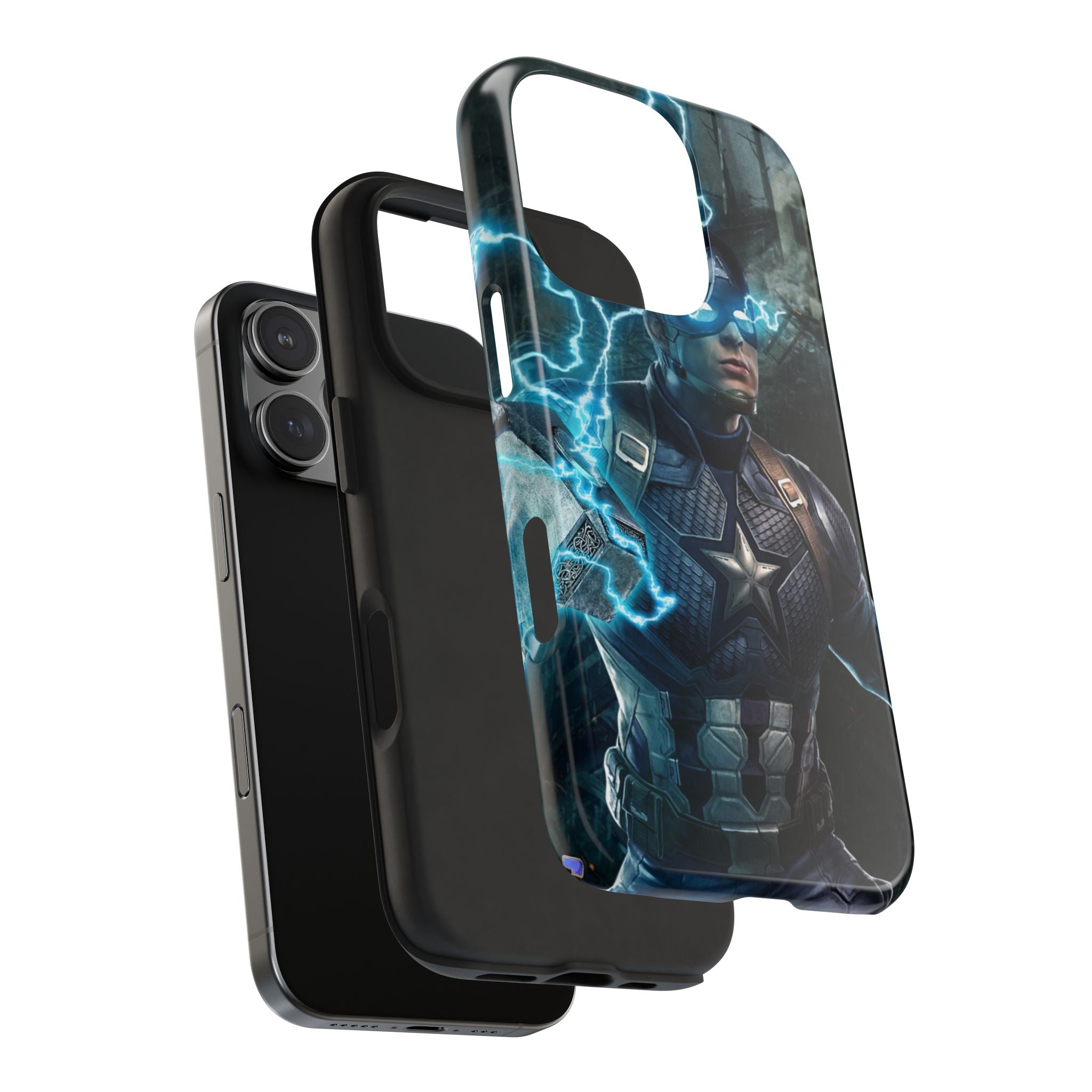 Captain America Superhero Tough Phone Cases, Hero Phone Cover, Gift for Gamers, Superhero Accessory, Durable Phone Case for Every Occasion
