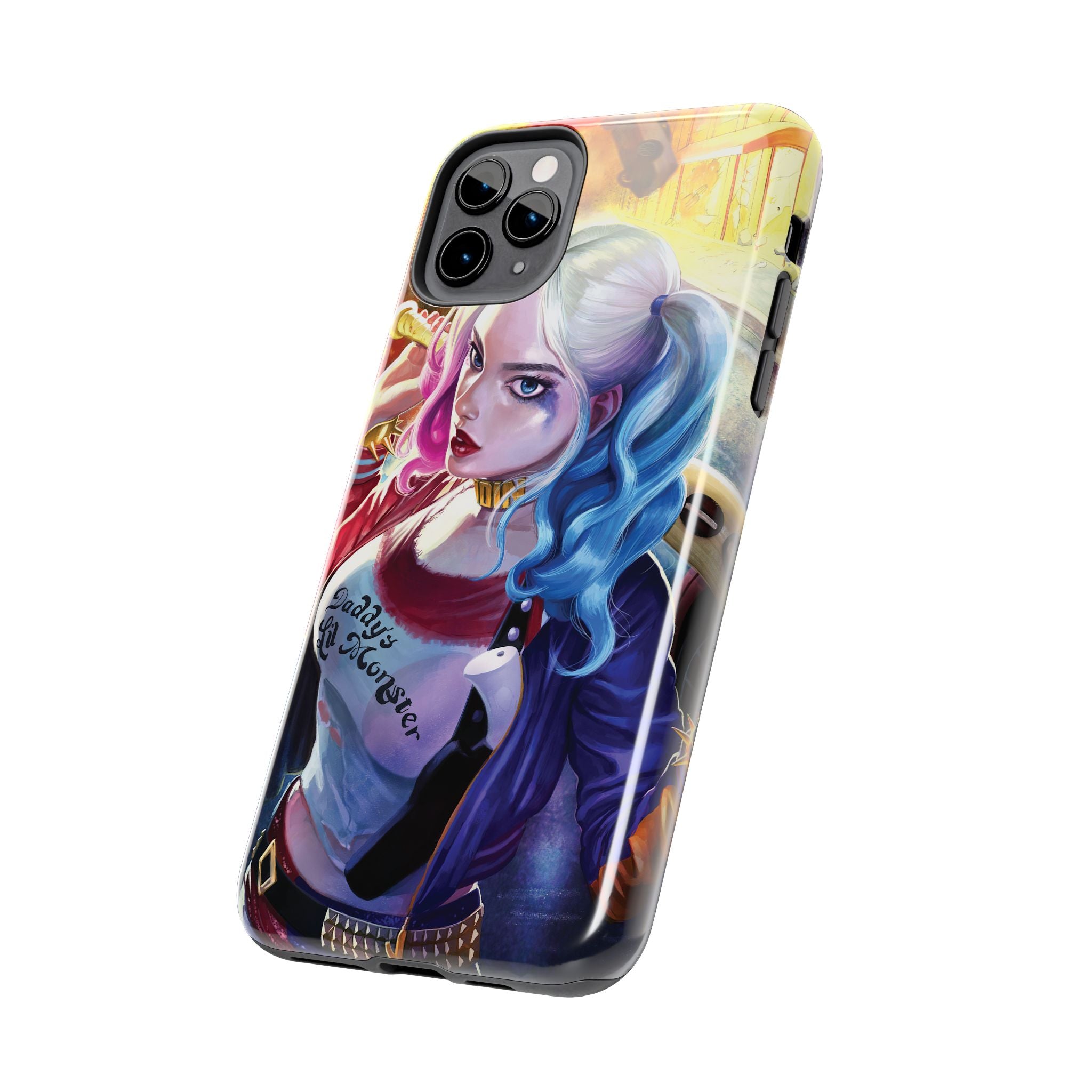 Harley Quinn Tough Phone Cases, Stylish Phone Protector for Women, Anime Style Mobile Cover, Unique Gift for Gamers, Pop Culture Accessories