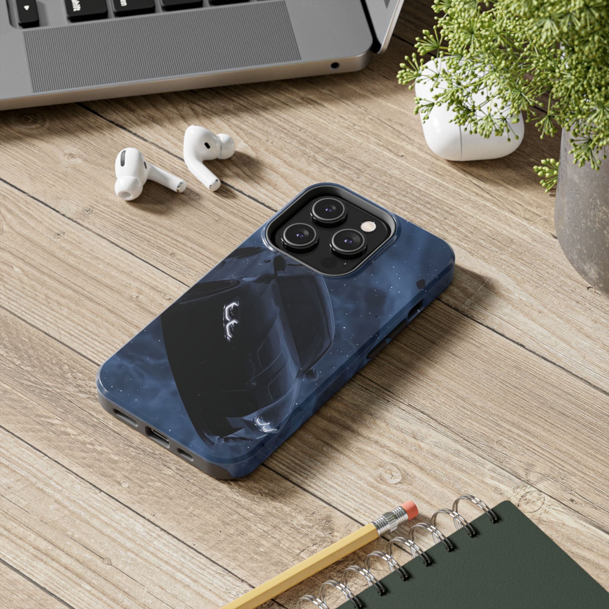 Car Enthusiast Phone Case | Tough Phone Cases, Car Lover Gift, Durable Cover, Automotive Accessories, Black Car Design
