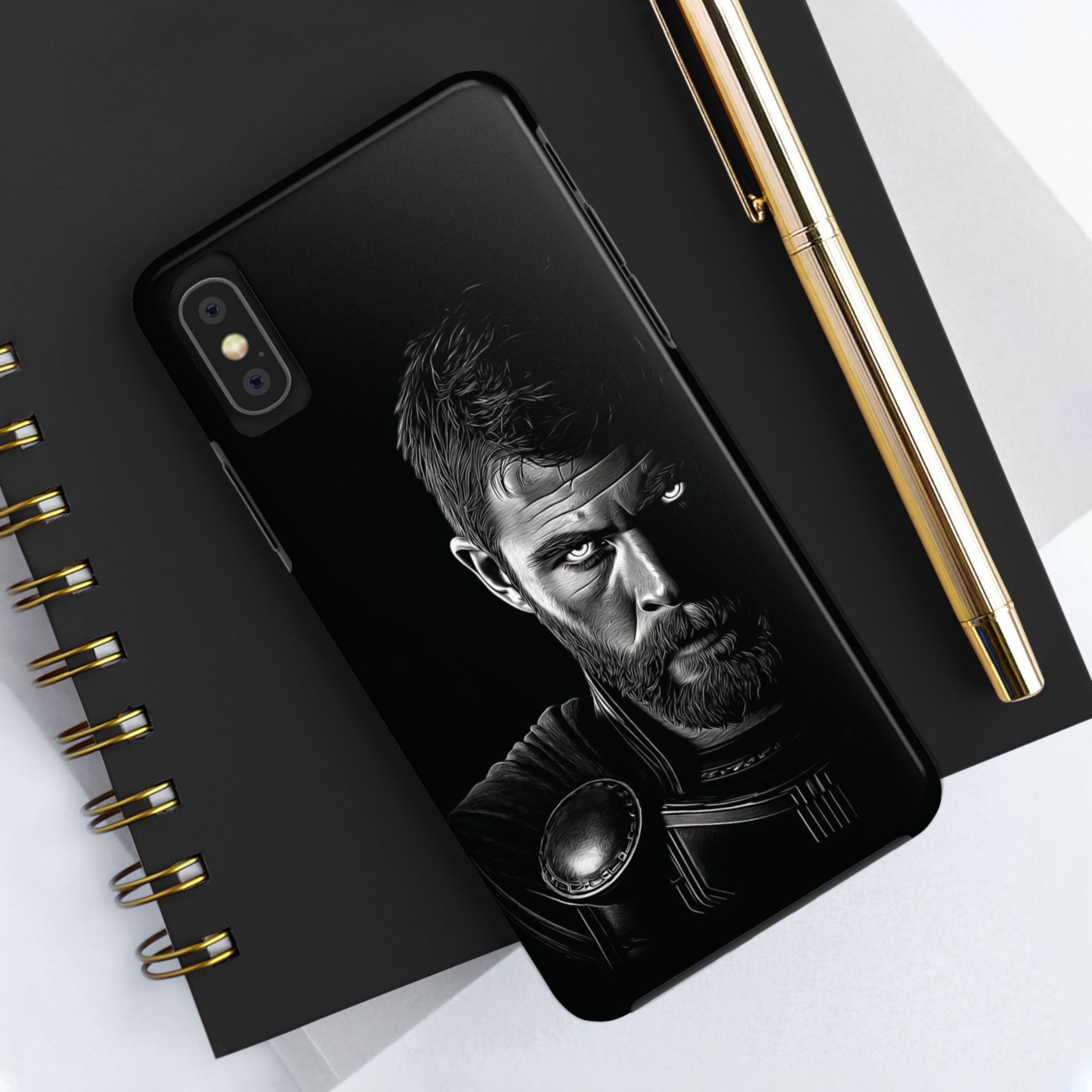 Tough Phone Cases featuring Warrior Design, Rugged Protector, Gift for Adventurers, Customizable Case, Durable Phone Cover