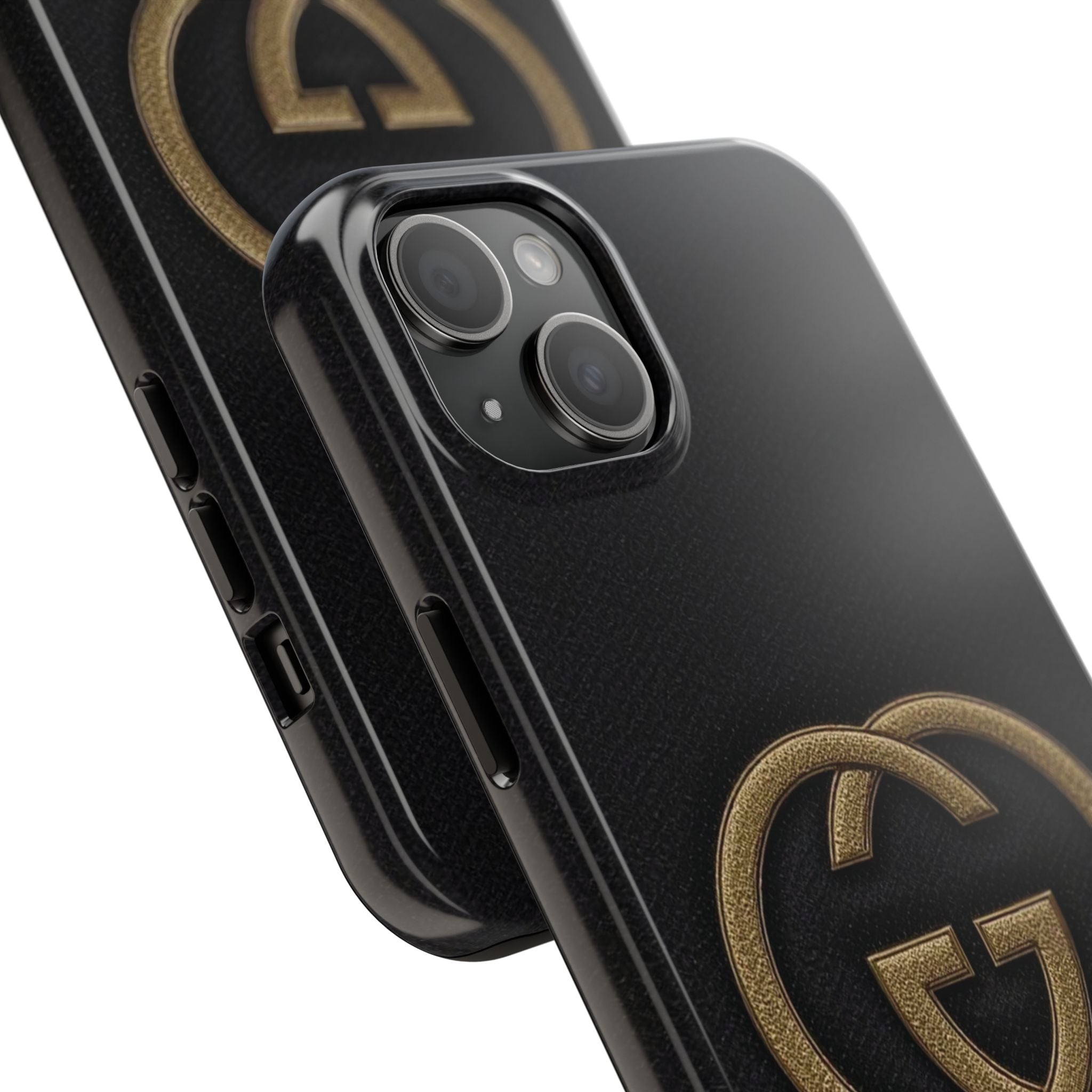 Stylish Tough Phone Cases with Elegant Logo, Durable Protection, Fashion Accessory, Smartphone Cases, Gift for Her or Him