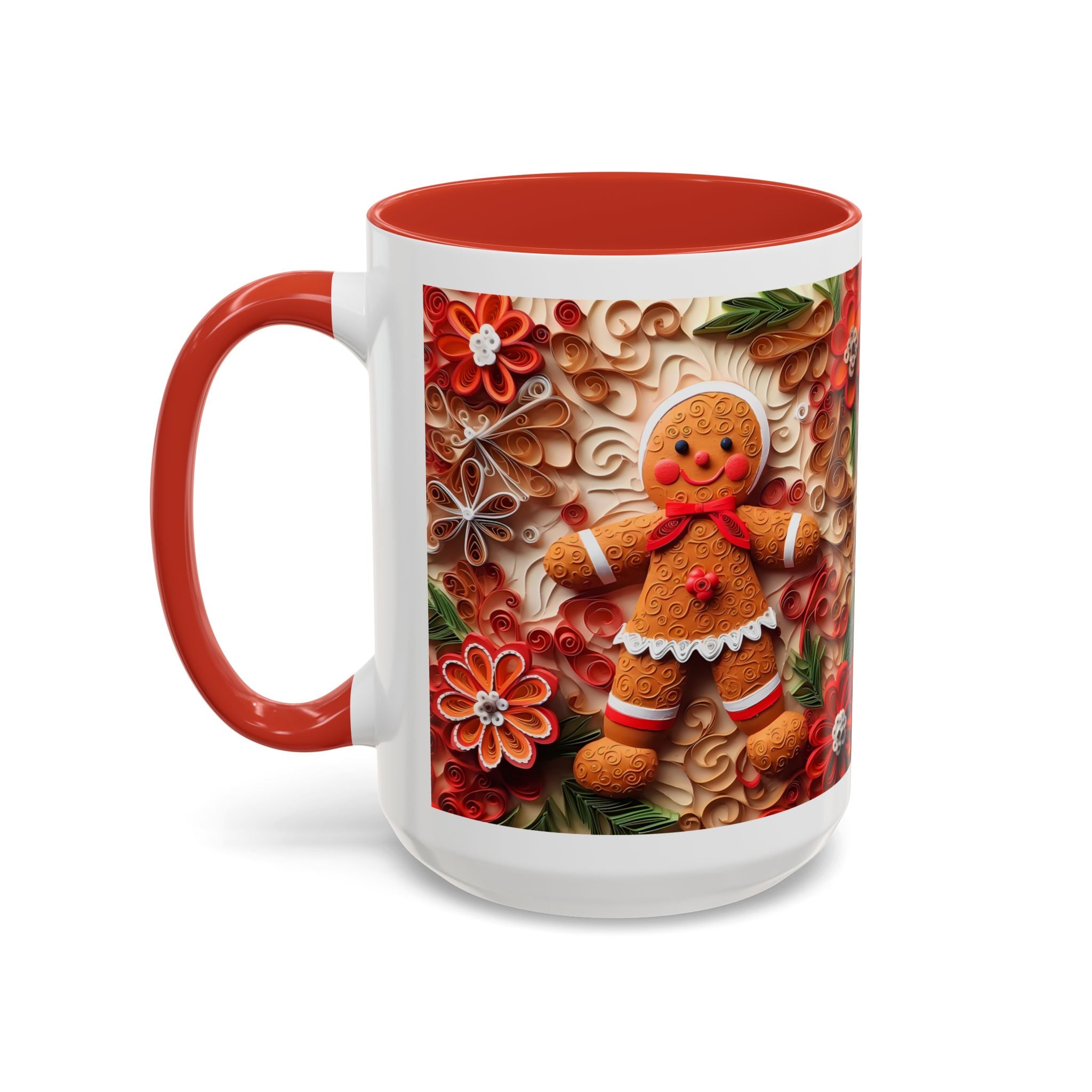 Gingerbread Christmas Coffee Mug, Festive Holiday Drinkware, Cute Gingerbread Man Mug, Winter Gift Idea, Coziness for Your Mornings