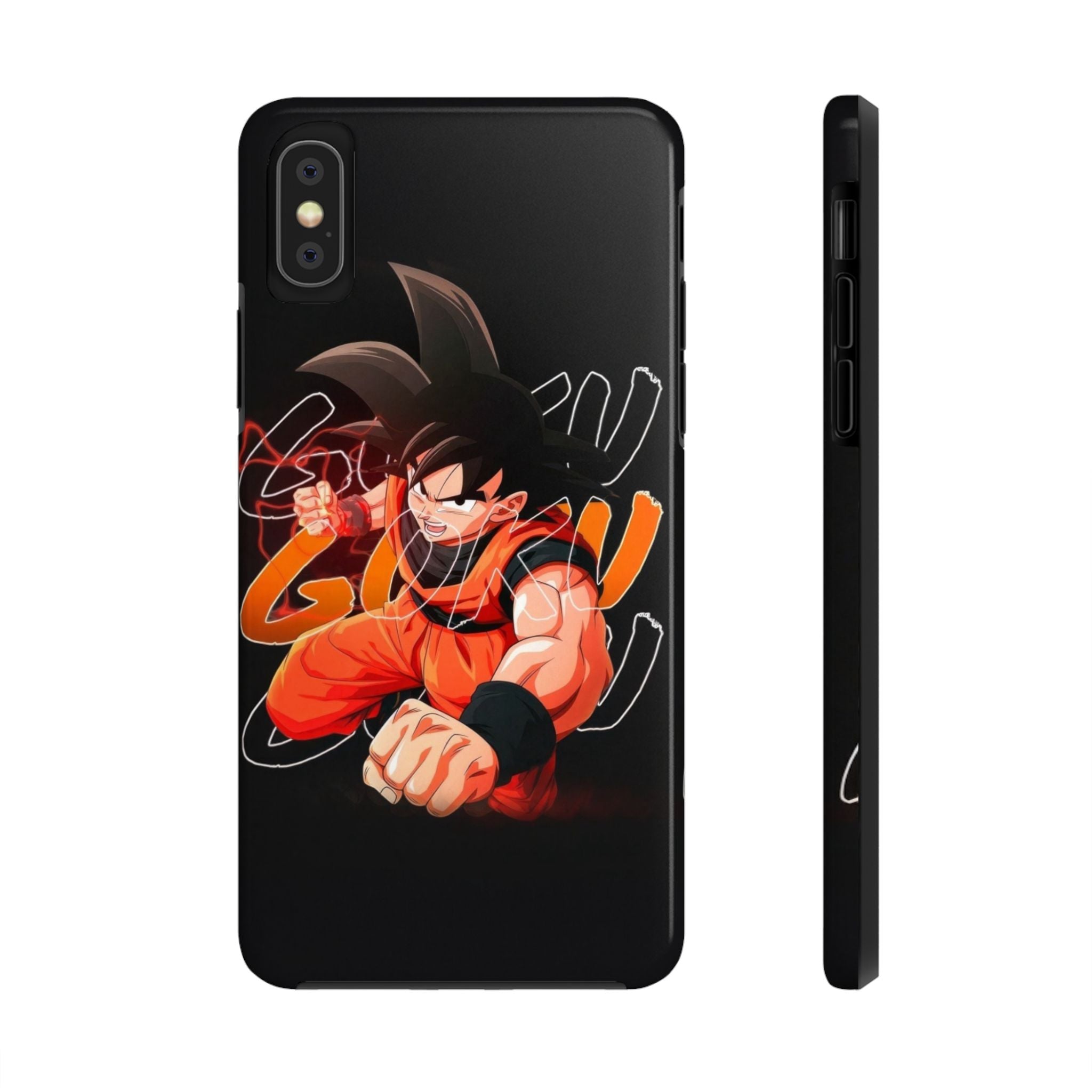 Anime Tough Phone Cases, Goku Strength Case, Durable Phone Cover, Gaming Phone Accessory, Cartoon Phone Case, Gift for Fans