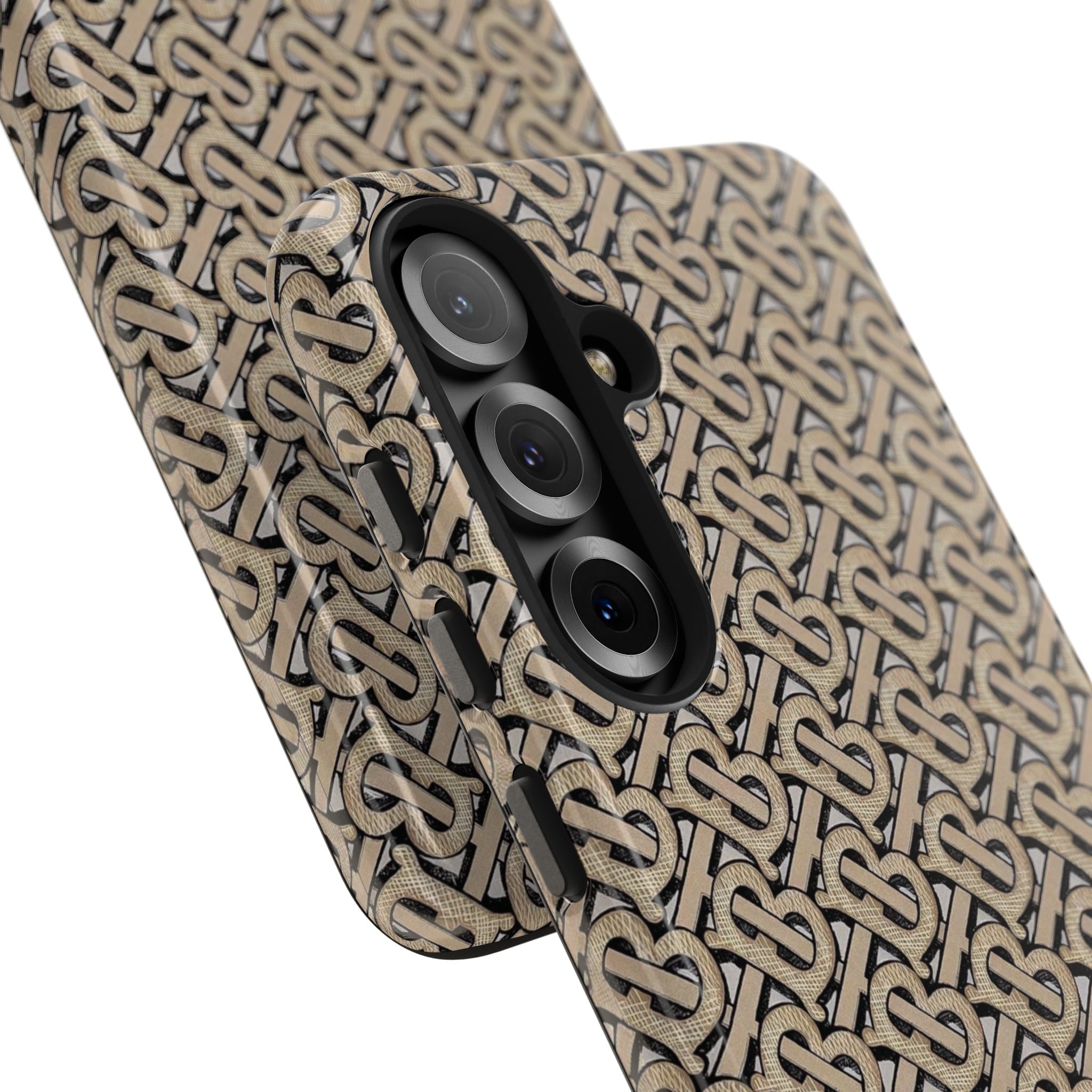 Elegant Interwoven Pattern Tough Phone Cases, Stylish Phone Covers, Durable Cases for Everyday Adventures, Gift for Phone Lovers