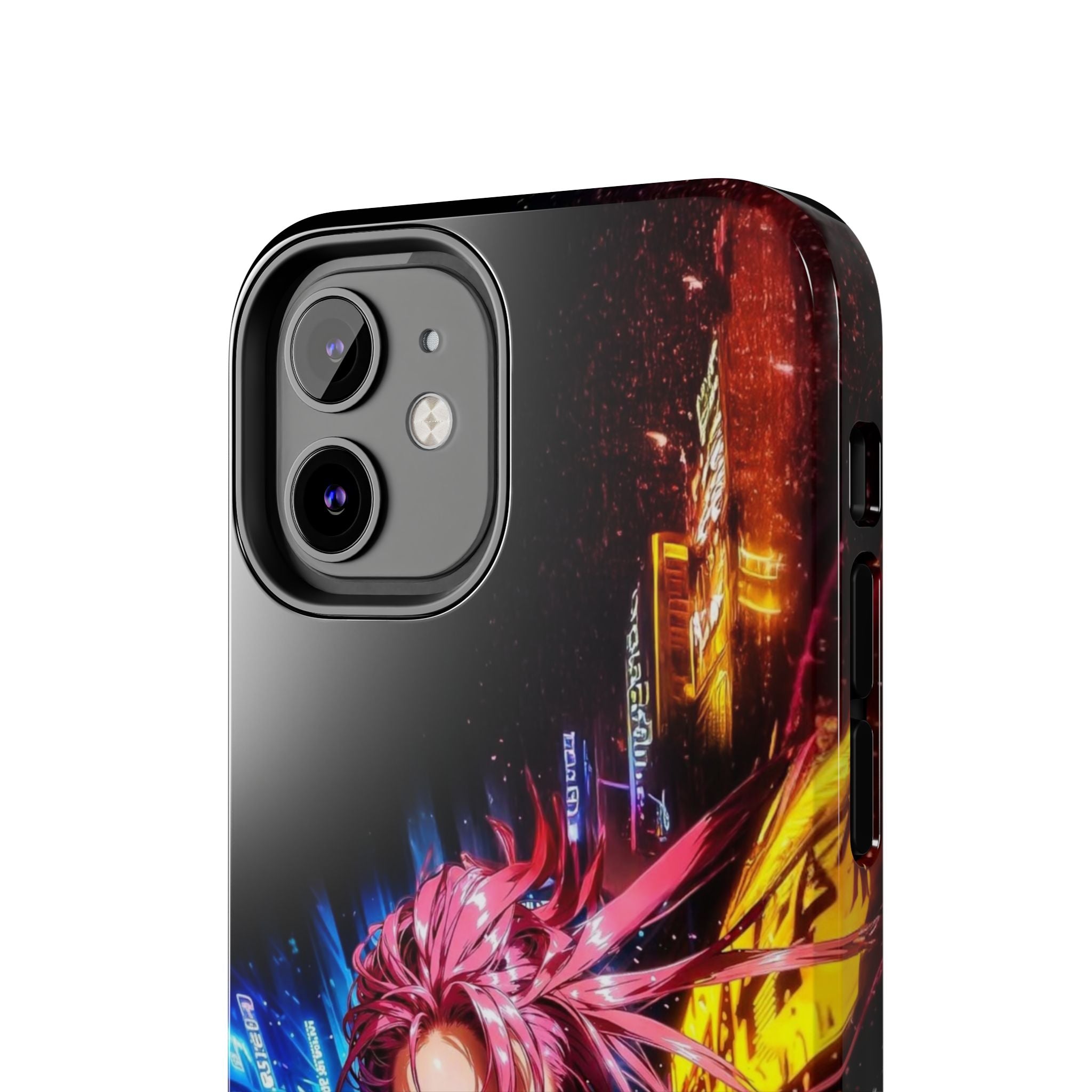 Vibrant Art Phone Case, Tough Phone Cases, Anime Phone Cover, Stylish Phone Protector, Unique Gift for Gamers, Colorful Accessory