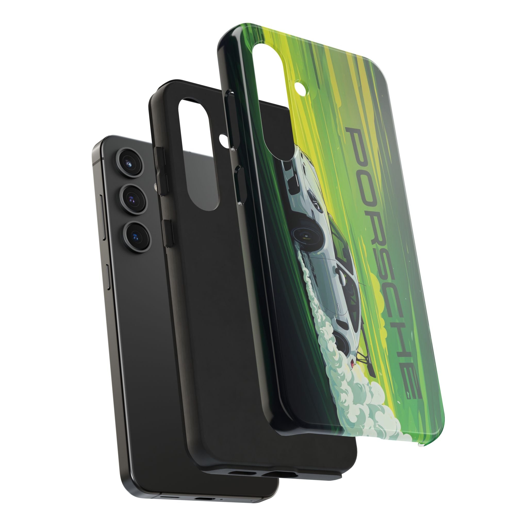 Porsche Tough Phone Cases, Luxury Car Accessories, Durable Phone Cover, Auto Enthusiast Gift, Sports Car Merchandise