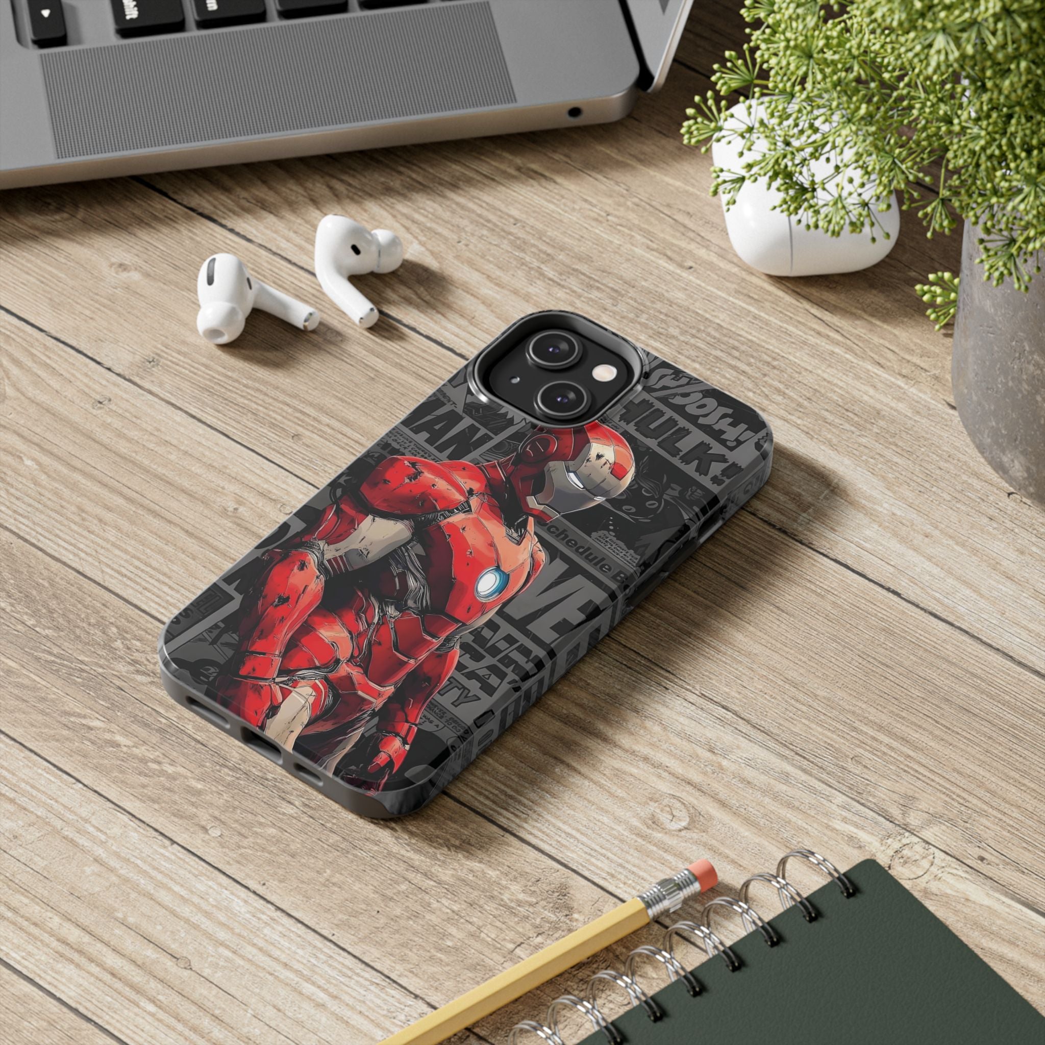 Iron Man Hero Tough Phone Cases - Durable, Stylish, Perfect for Marvel Fans, Geek Gifts, Comic Book Lovers, Unique Accessories