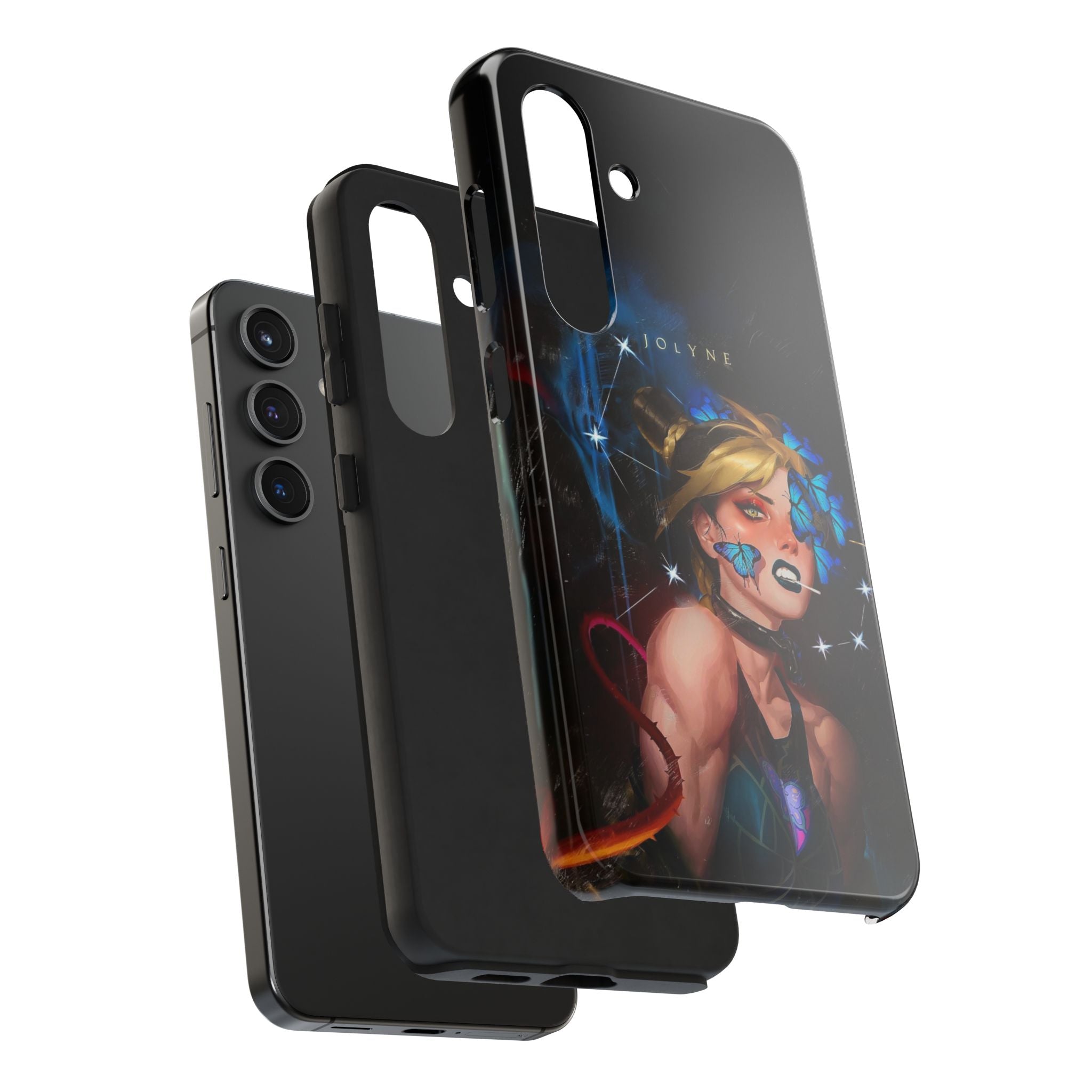 Vibrant Artistic Phone Case, Tough Phone Case for Artists, Unique Phone Cover for Gift, Anime Phone Case for Occasions