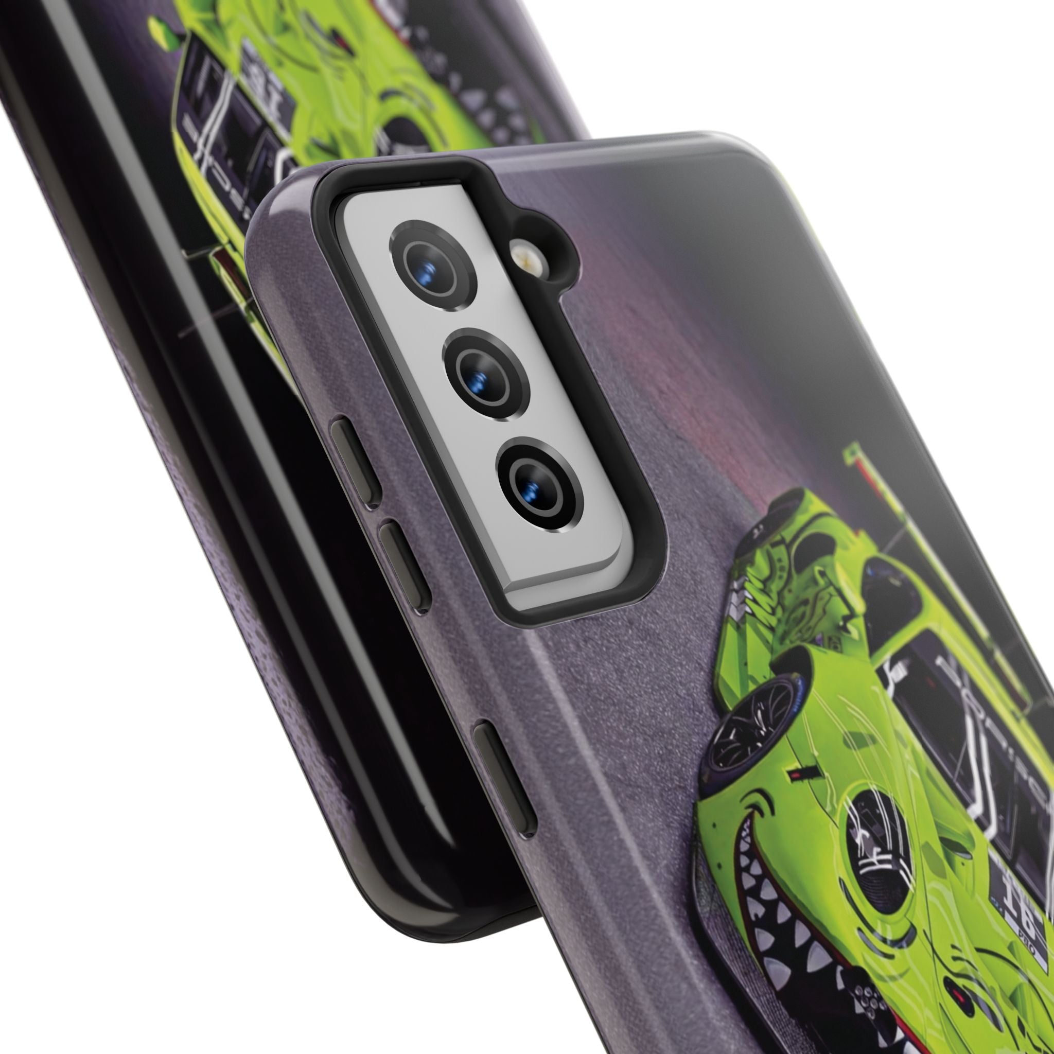 Vibrant Racing Phone Cases, Tough Car Protection, Gift for Car Lovers, Personalized Auto-Themed Accessories, Unique Tech Gifts