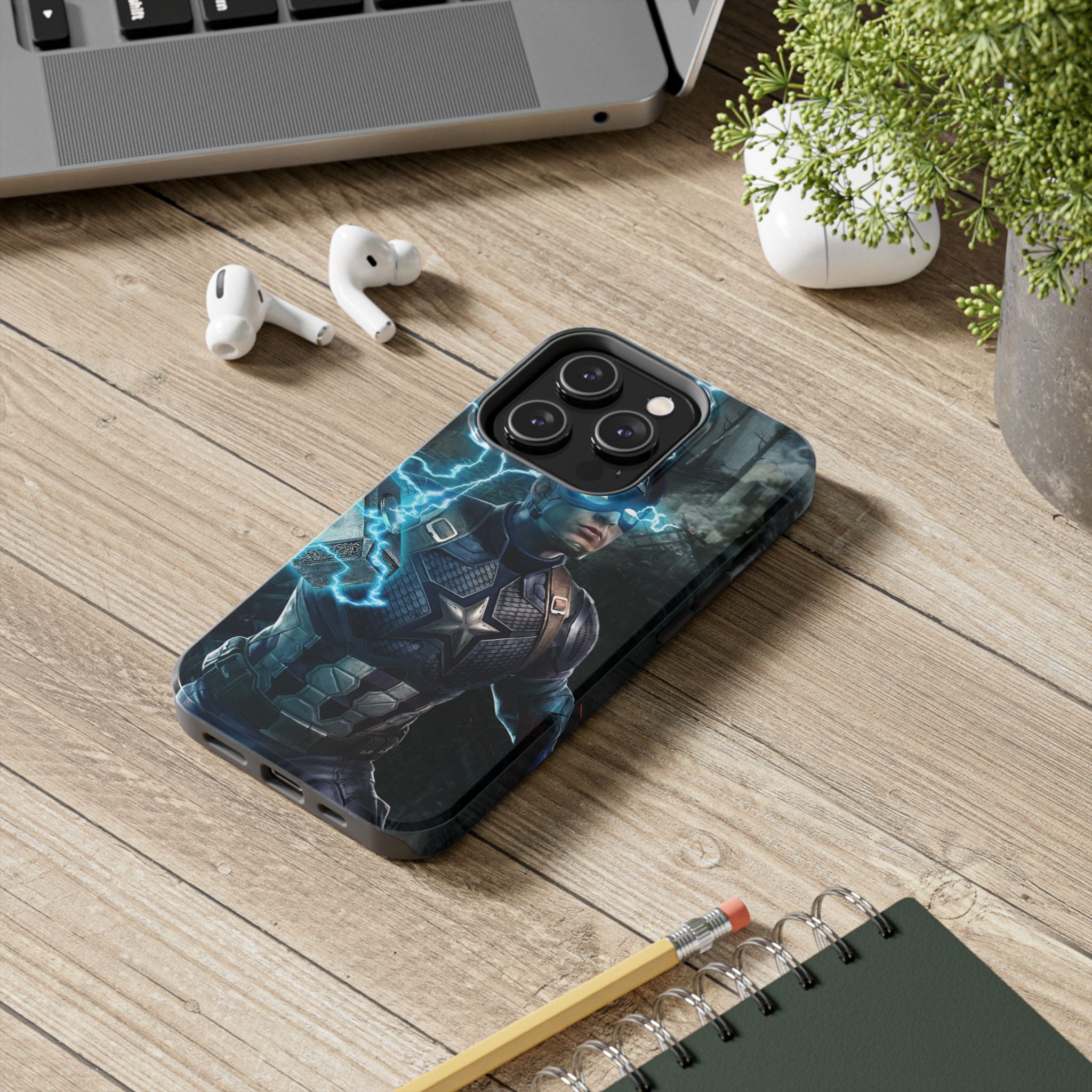 Captain America Superhero Tough Phone Cases, Hero Phone Cover, Gift for Gamers, Superhero Accessory, Durable Phone Case for Every Occasion