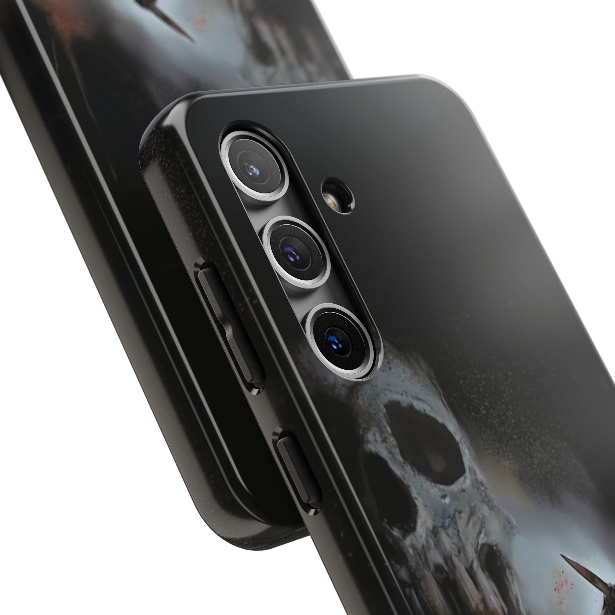 Gritty Horror Phone Cases for Fans, Tough Phone Cover, Unique Gift, Scary Design, Halloween Accessory, Movie Memorabilia