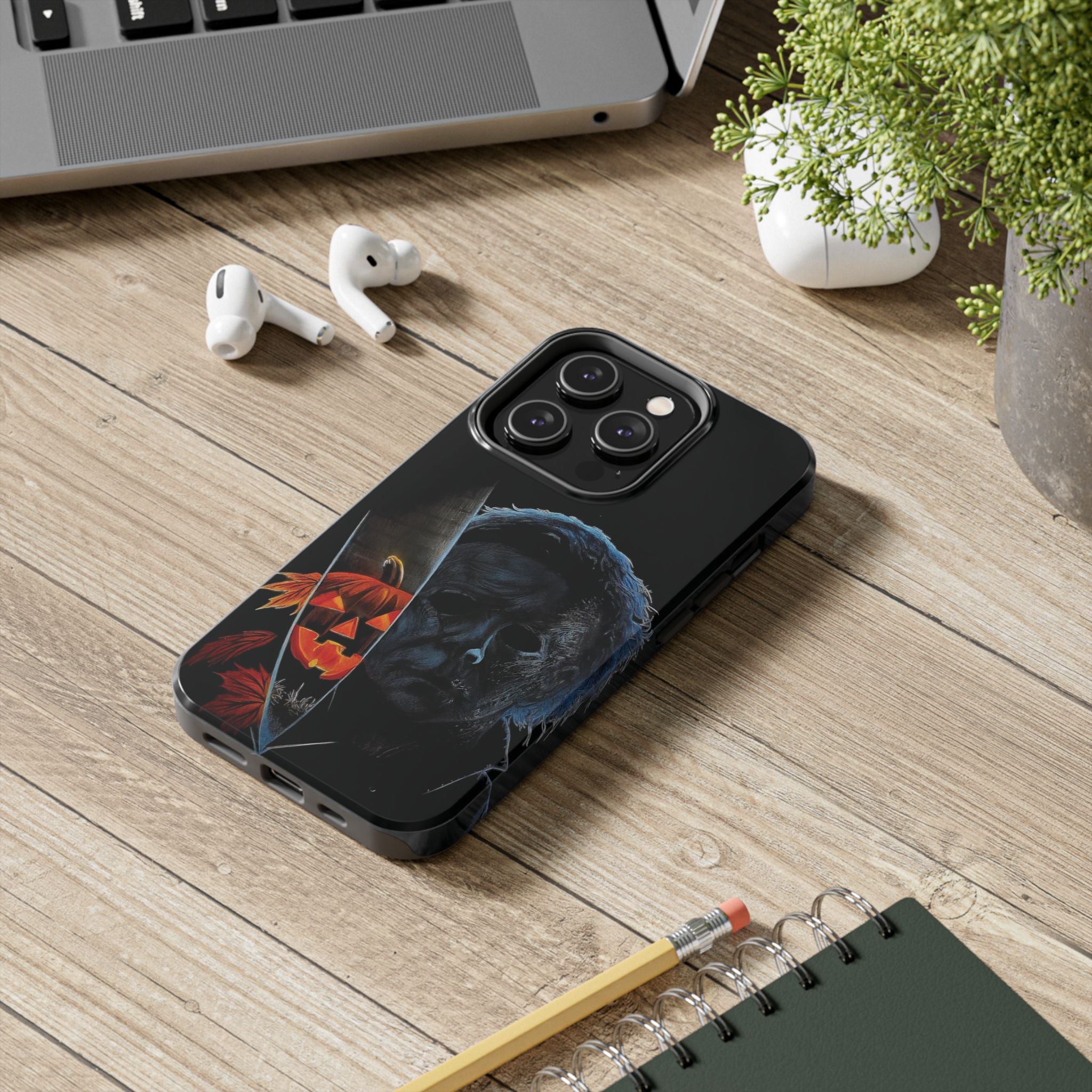Halloween Horror Phone Case, Tough Phone Cover, Michael Myers Design, Fall Aesthetic, Perfect Gift for Horror Fans